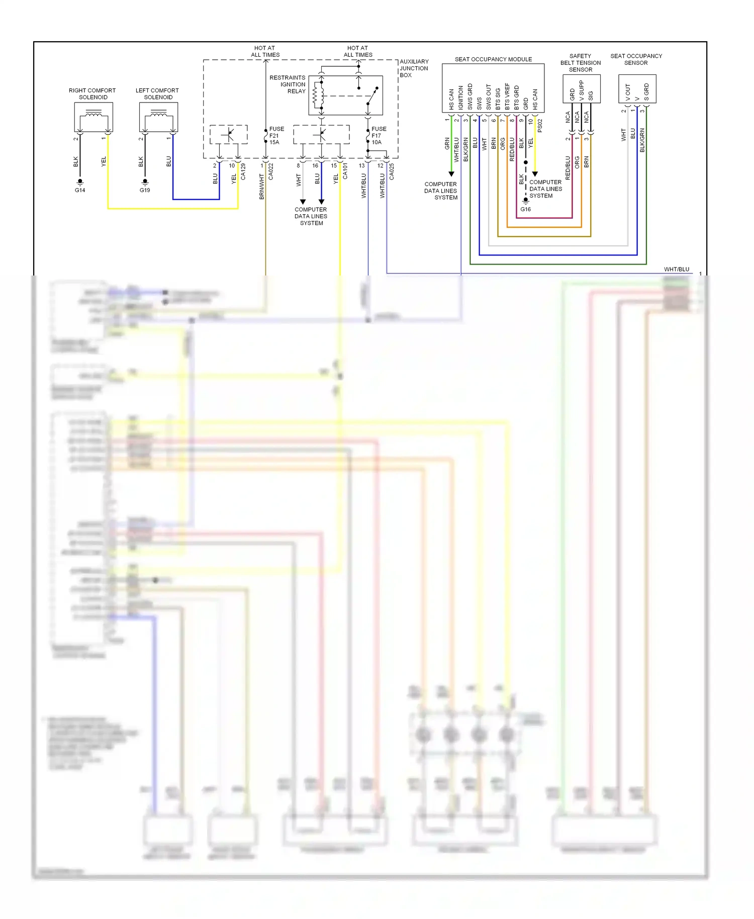 Jaguar XKR II (2006-2008) engine control module (ecm) wiring diagram  (2 of 2)