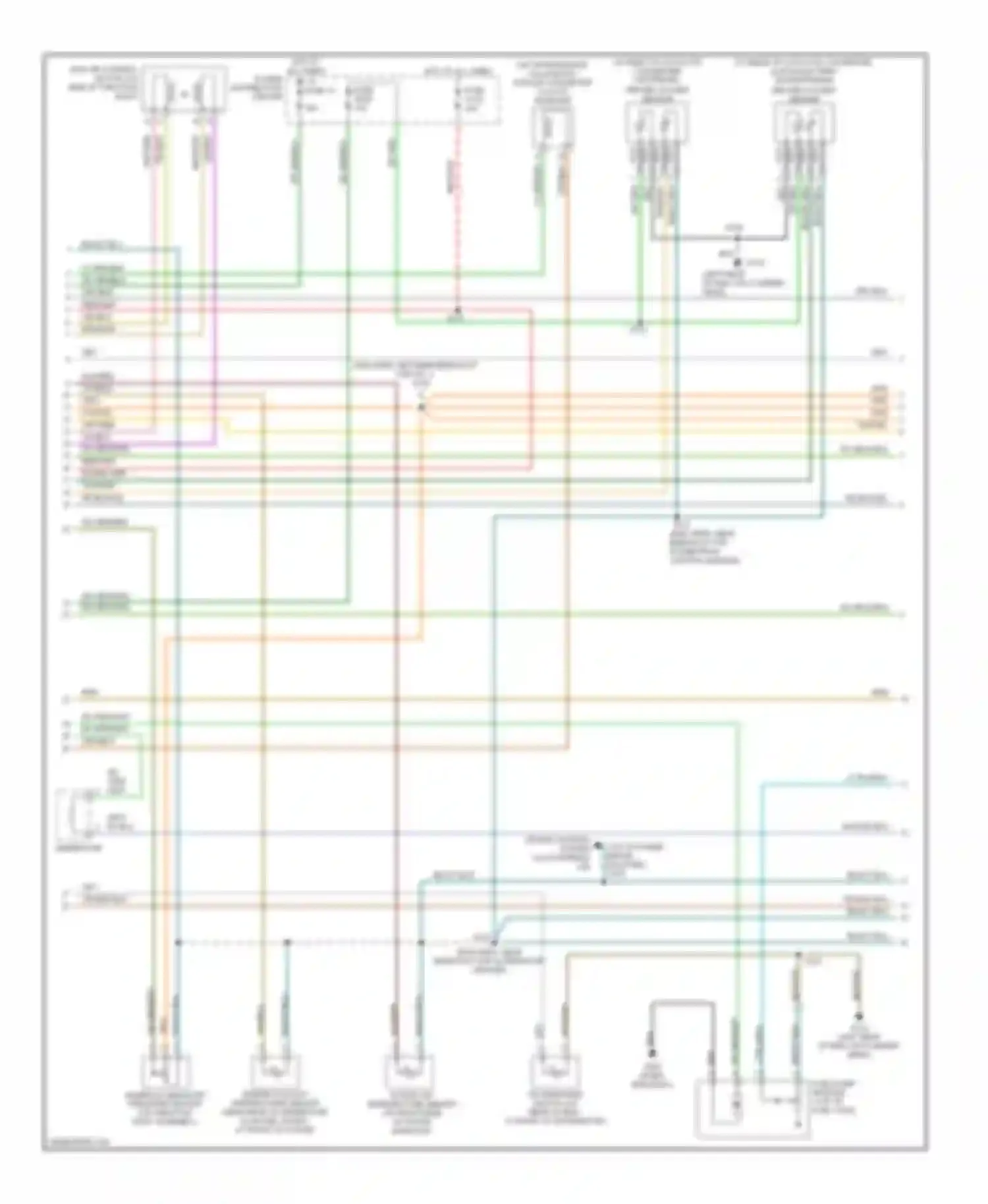 Cherokee Jeep II facelift (1997-2001): Wiring diagram engine performance 2.5ls (2 of 3)