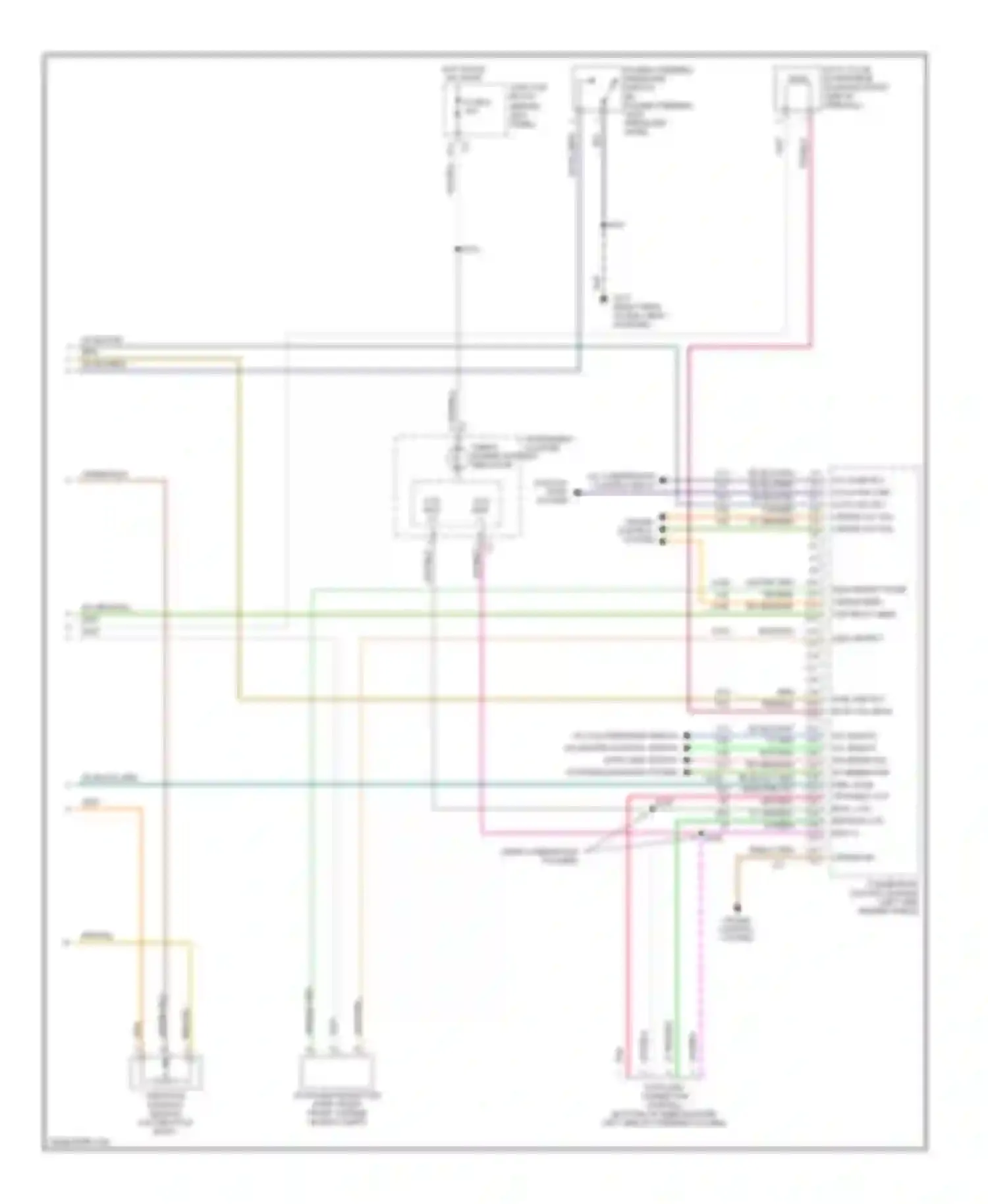 Cherokee Jeep II facelift (1997-2001): Wiring diagram engine performance 2.5ls (3 of 3)
