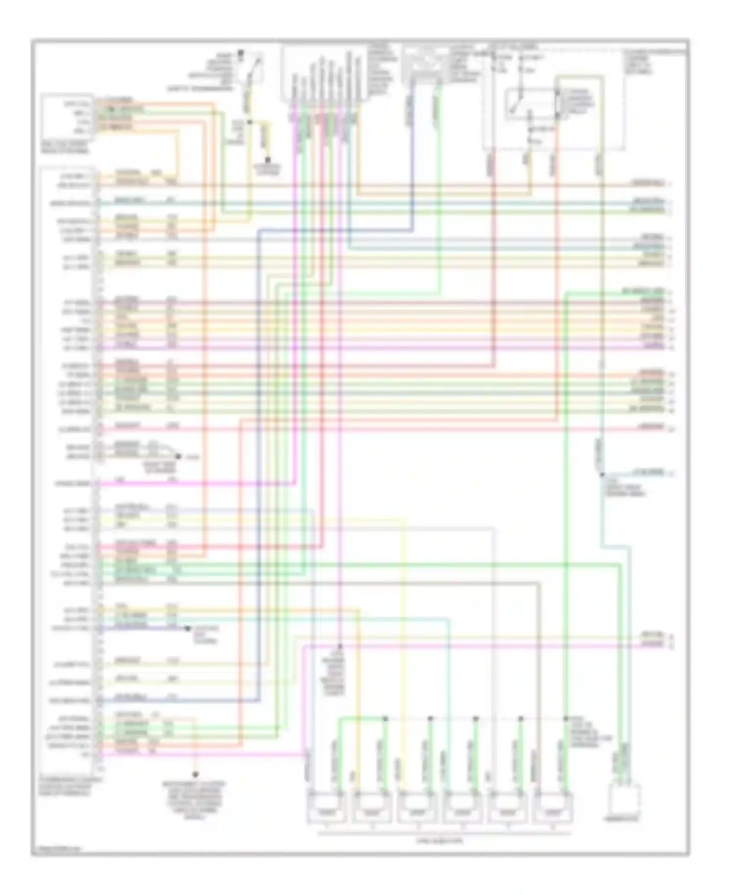 Cherokee Jeep II facelift (1997-2001): Wiring diagram engine performance 4.0ls (1 of 3)