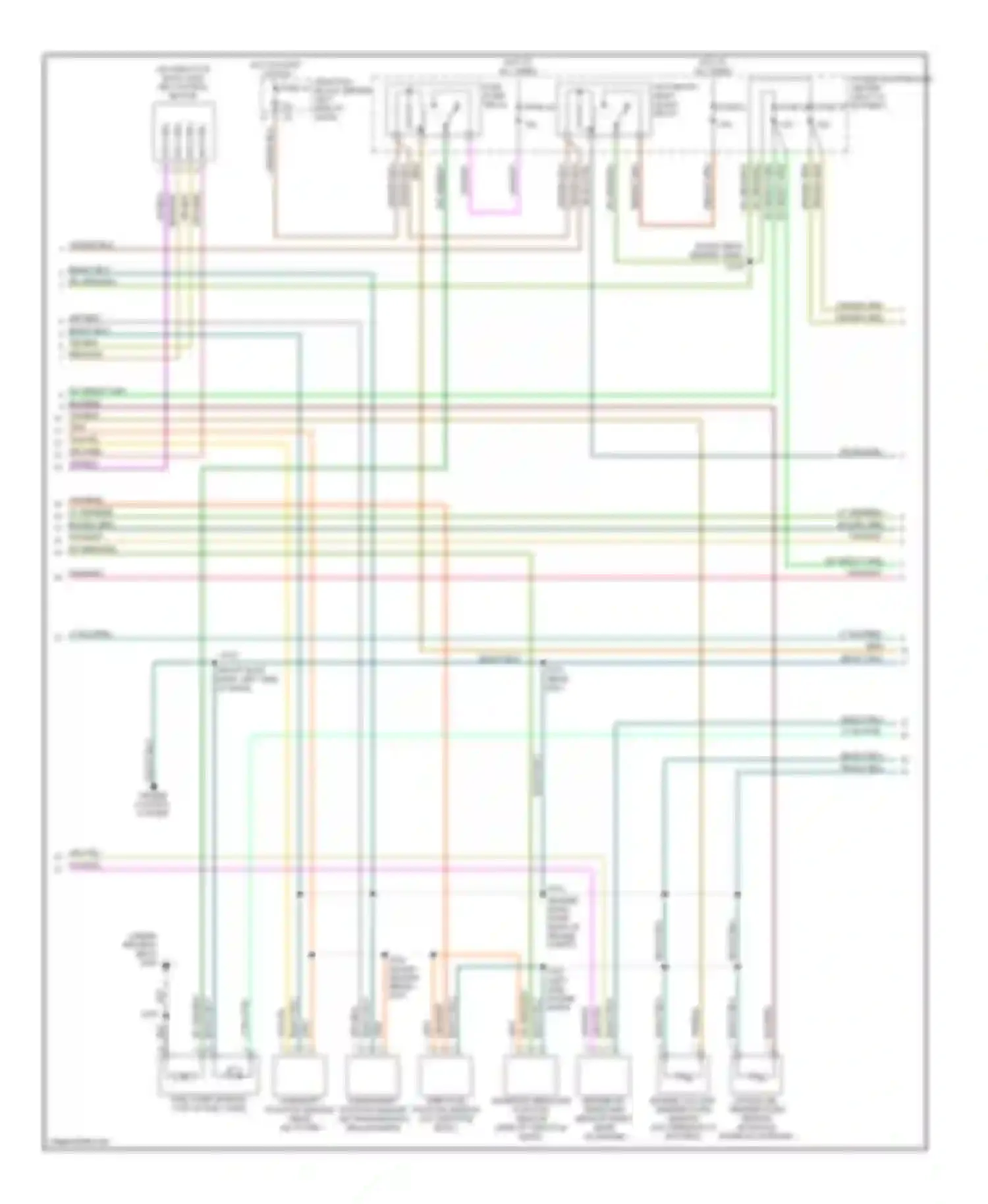 Cherokee Jeep II facelift (1997-2001): Wiring diagram engine performance 4.0ls (2 of 3)