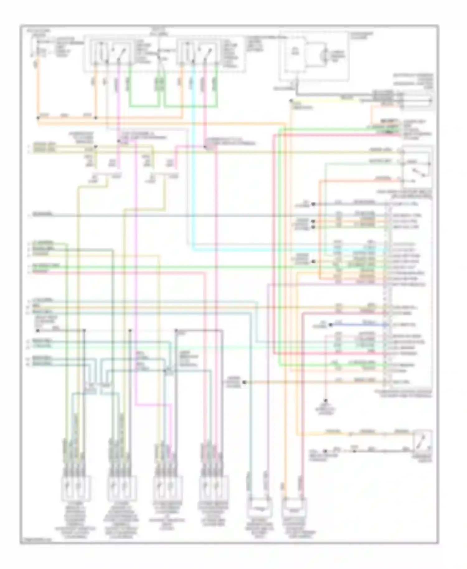 Cherokee Jeep II facelift (1997-2001): Wiring diagram engine performance 4.0ls (3 of 3)