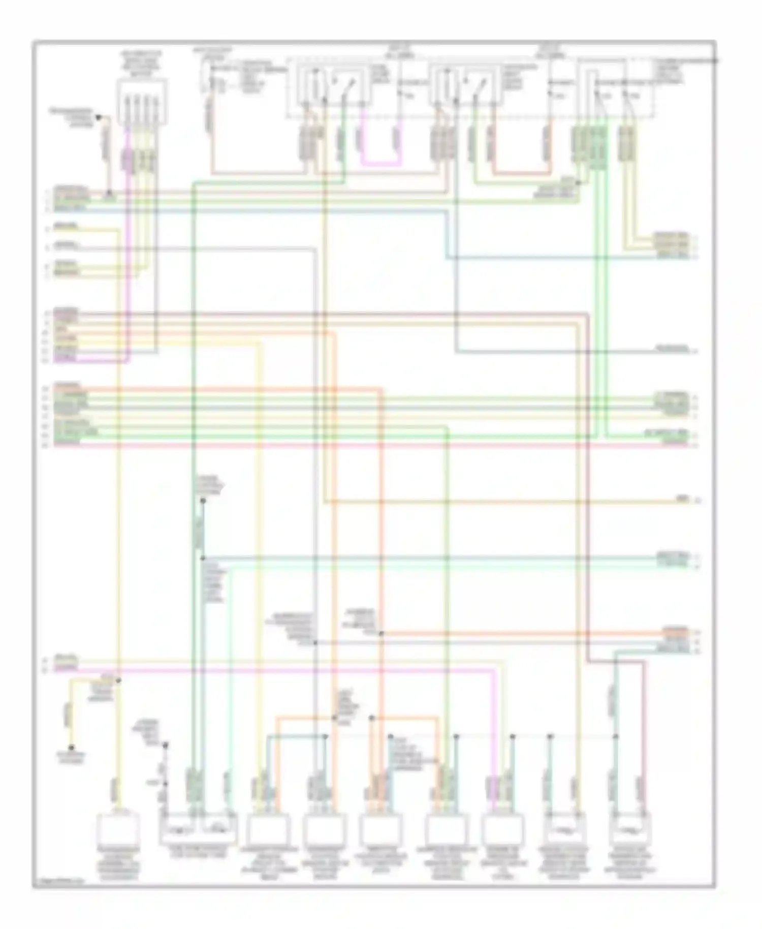 Cherokee Jeep II facelift (1997-2001): Wiring diagram engine performance 4.7ls (2 of 3)