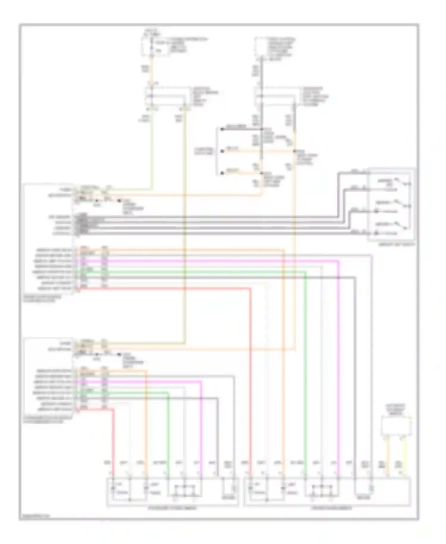 Cherokee Jeep II facelift (1997-2001): Memory mirrors circuit