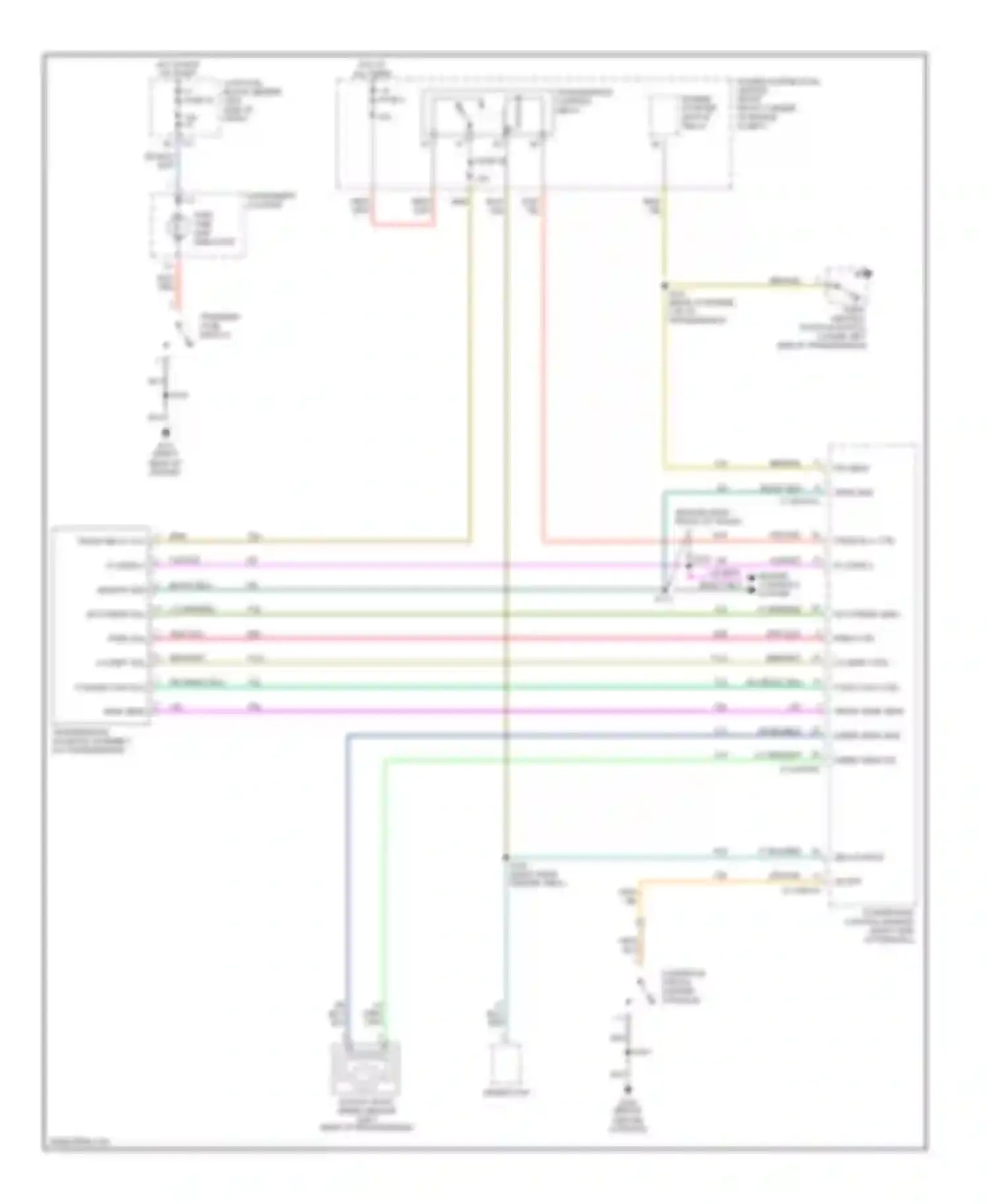 Wiring diagram 3-4 shift sol for Jeep Cherokee II facelift (1997-2001) (1 of 2)