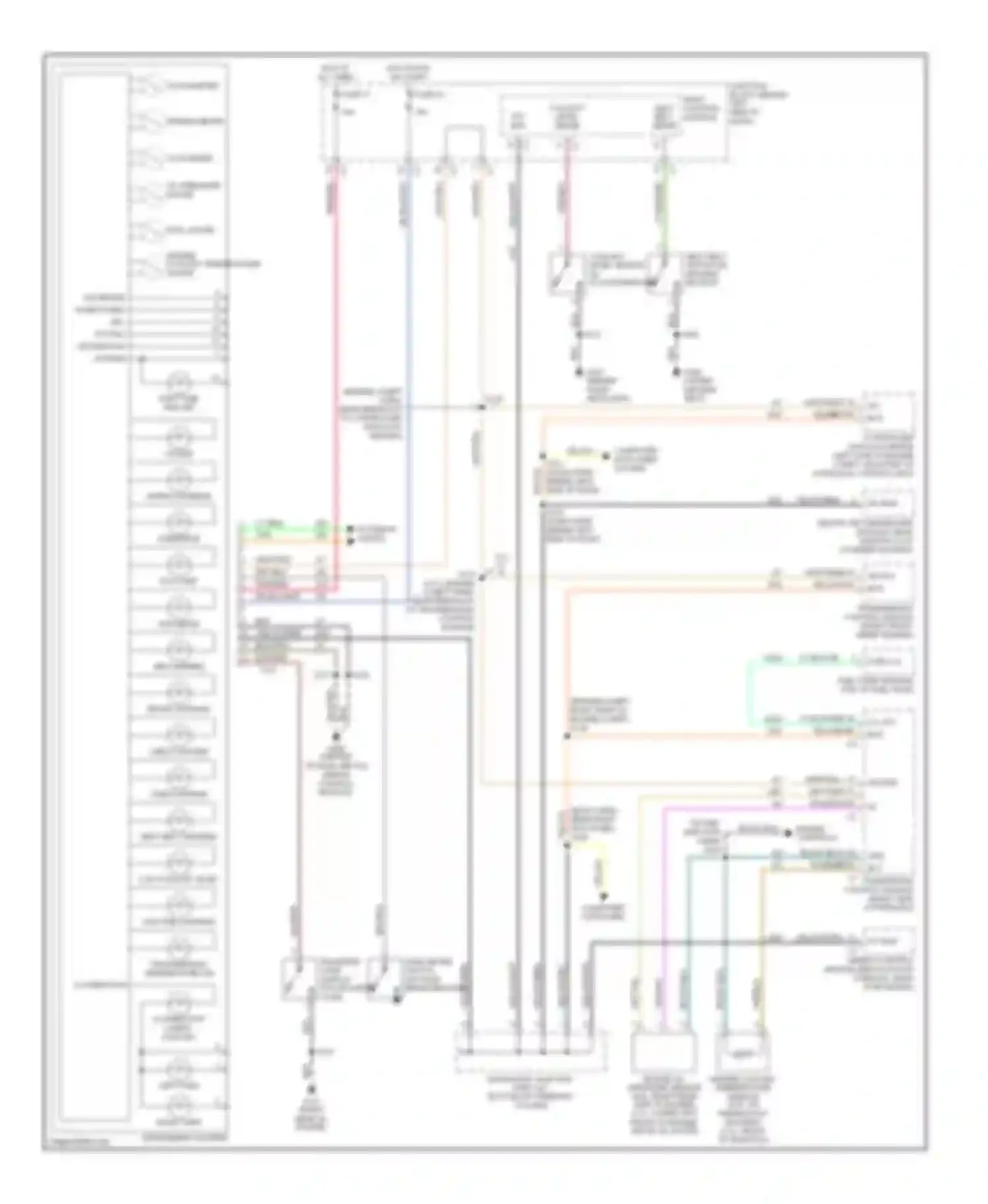 Wiring diagram fuse 22 for Jeep Cherokee II facelift (1997-2001) (5 of 12)