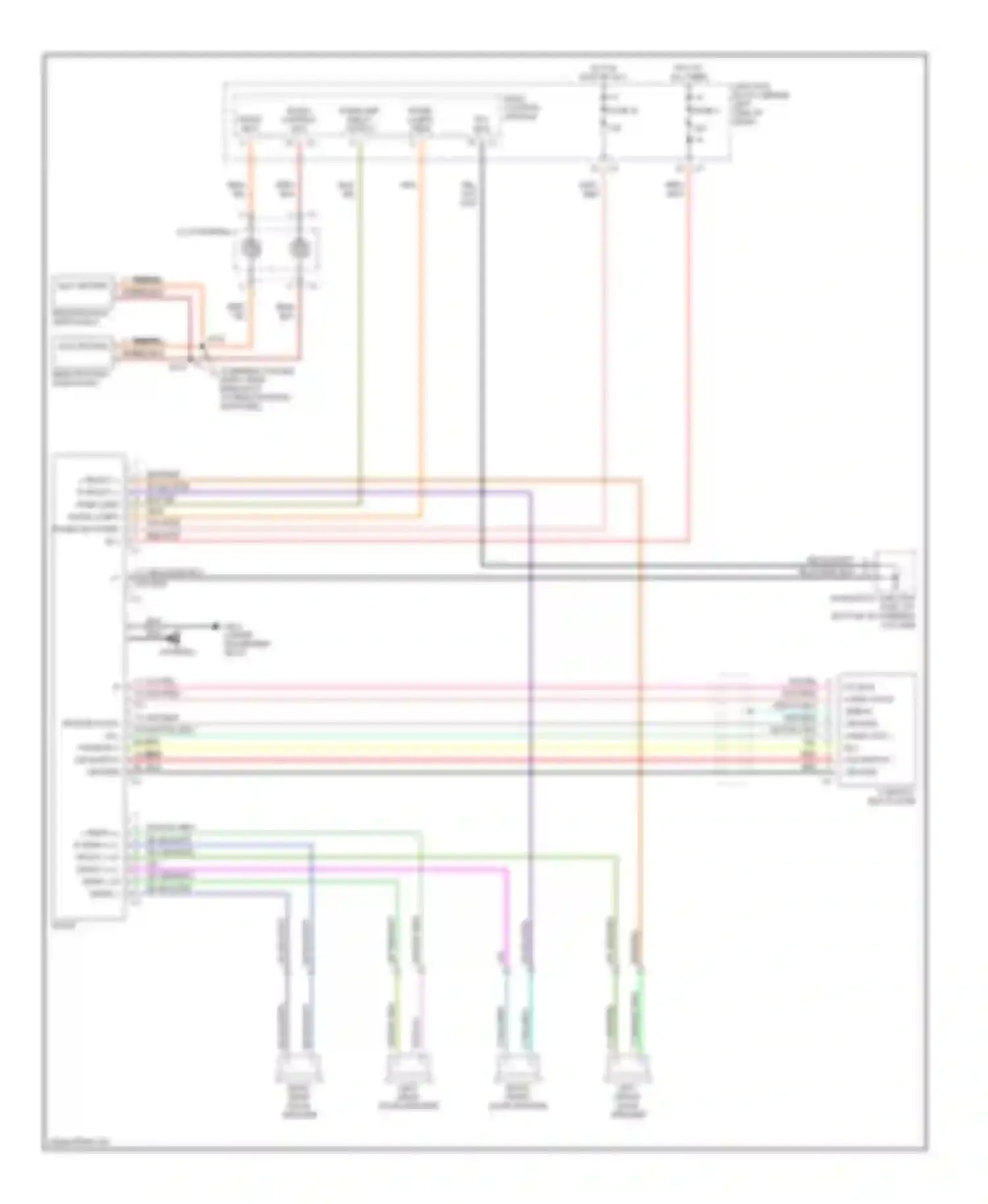 Wiring diagram fuse 30 for Jeep Cherokee II facelift (1997-2001) (3 of 3)
