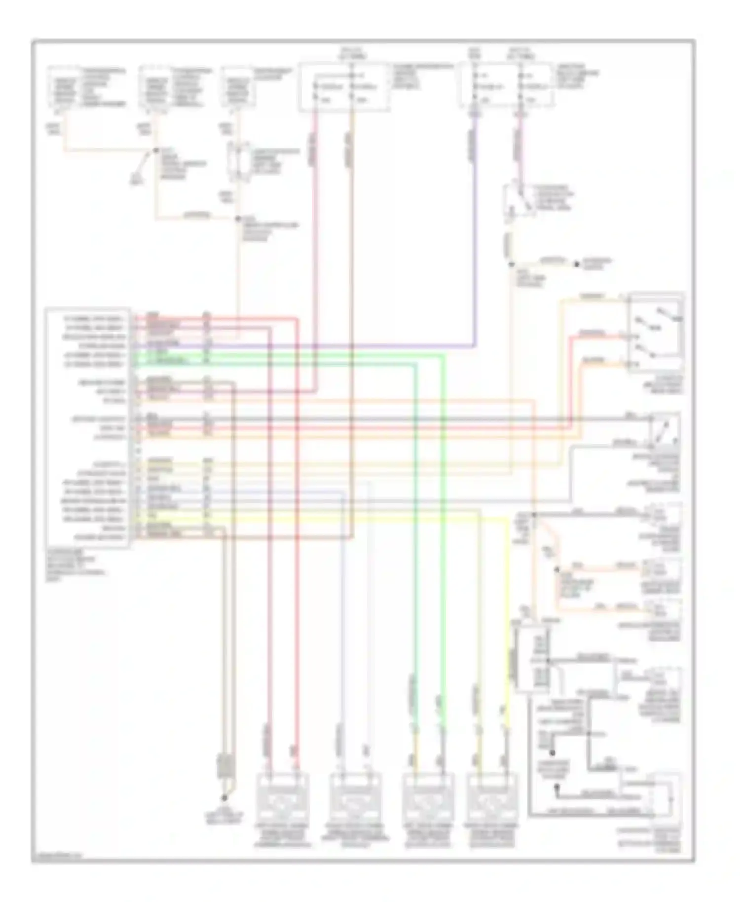 Wiring diagram run for Jeep Cherokee II facelift (1997-2001) (4 of 8)
