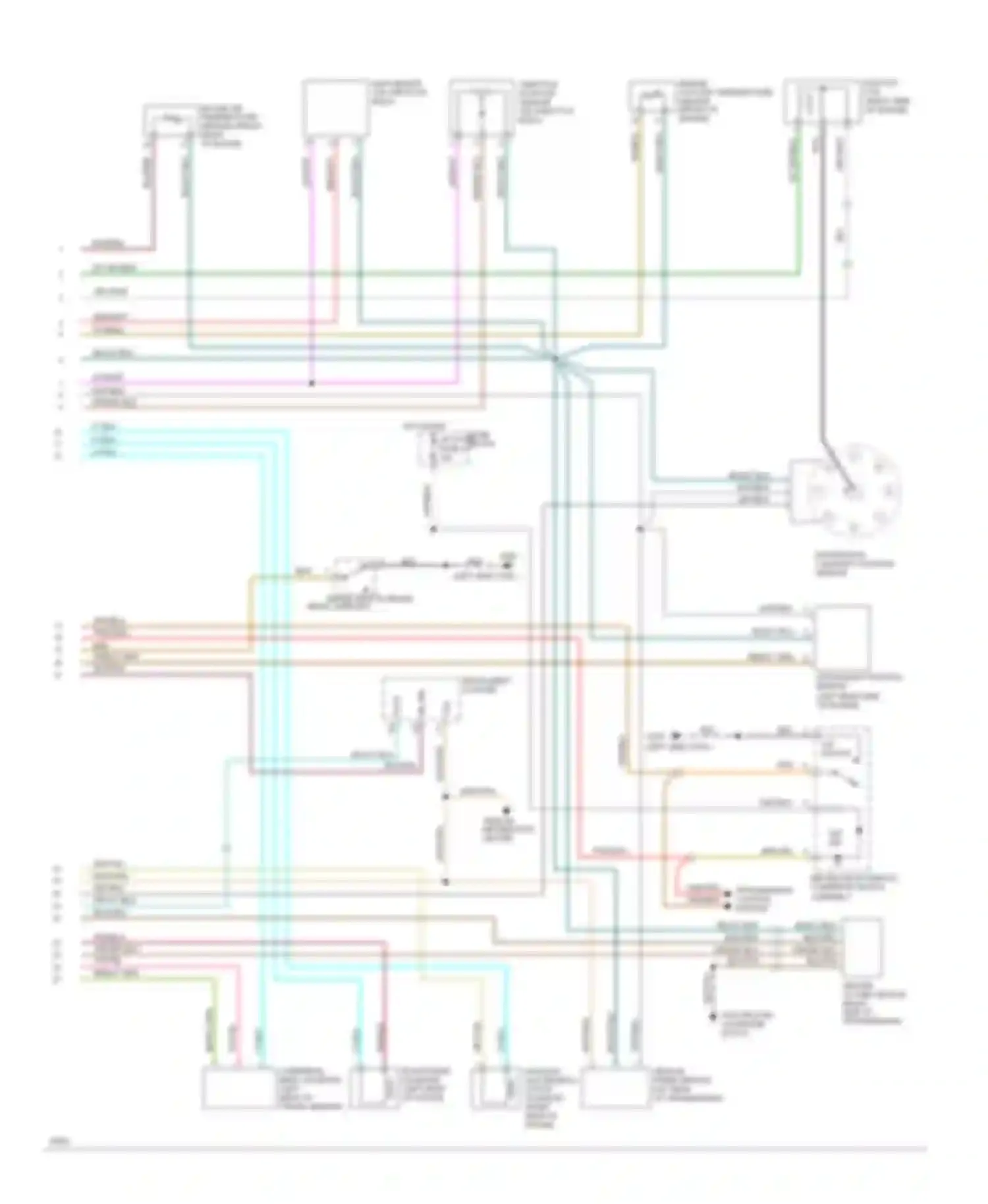 Cherokee Jeep II (1984-1996): Wiring diagram engine performance 5.2ls (2 of 2)