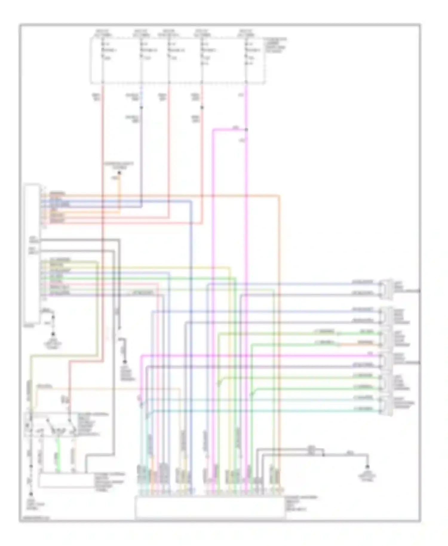 Cherokee Jeep II (1984-1996): Radio circuits, premium model