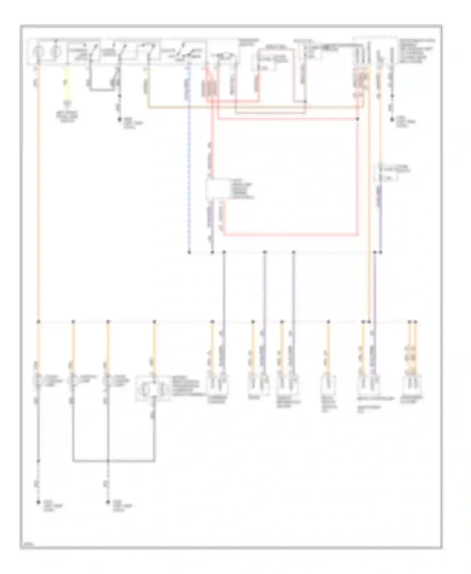 Wiring diagram auto off for Jeep Cherokee II (1984-1996) (1 of 1)