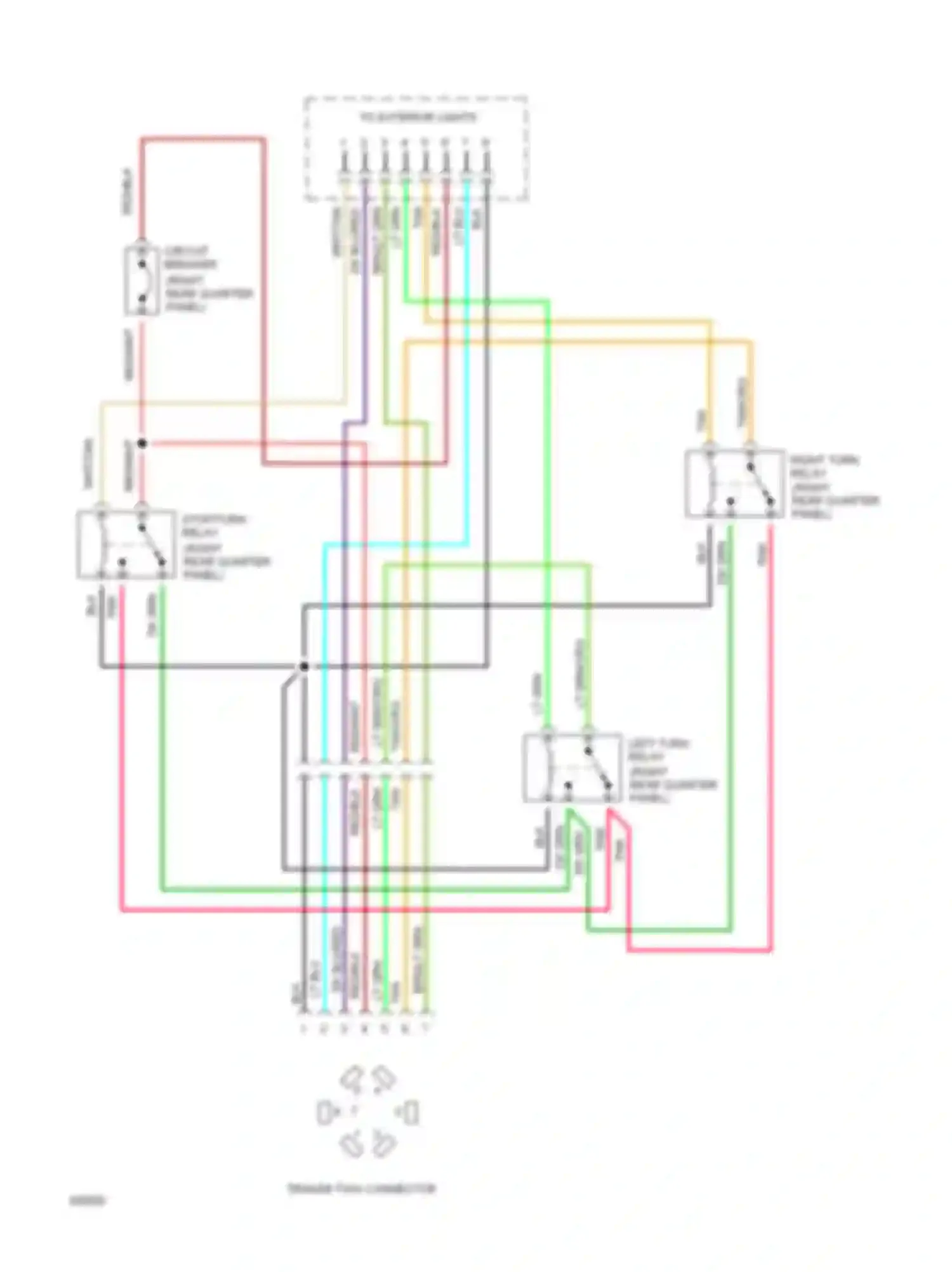 Wiring diagram blk for Jeep Cherokee II (1984-1996) (50 of 52)