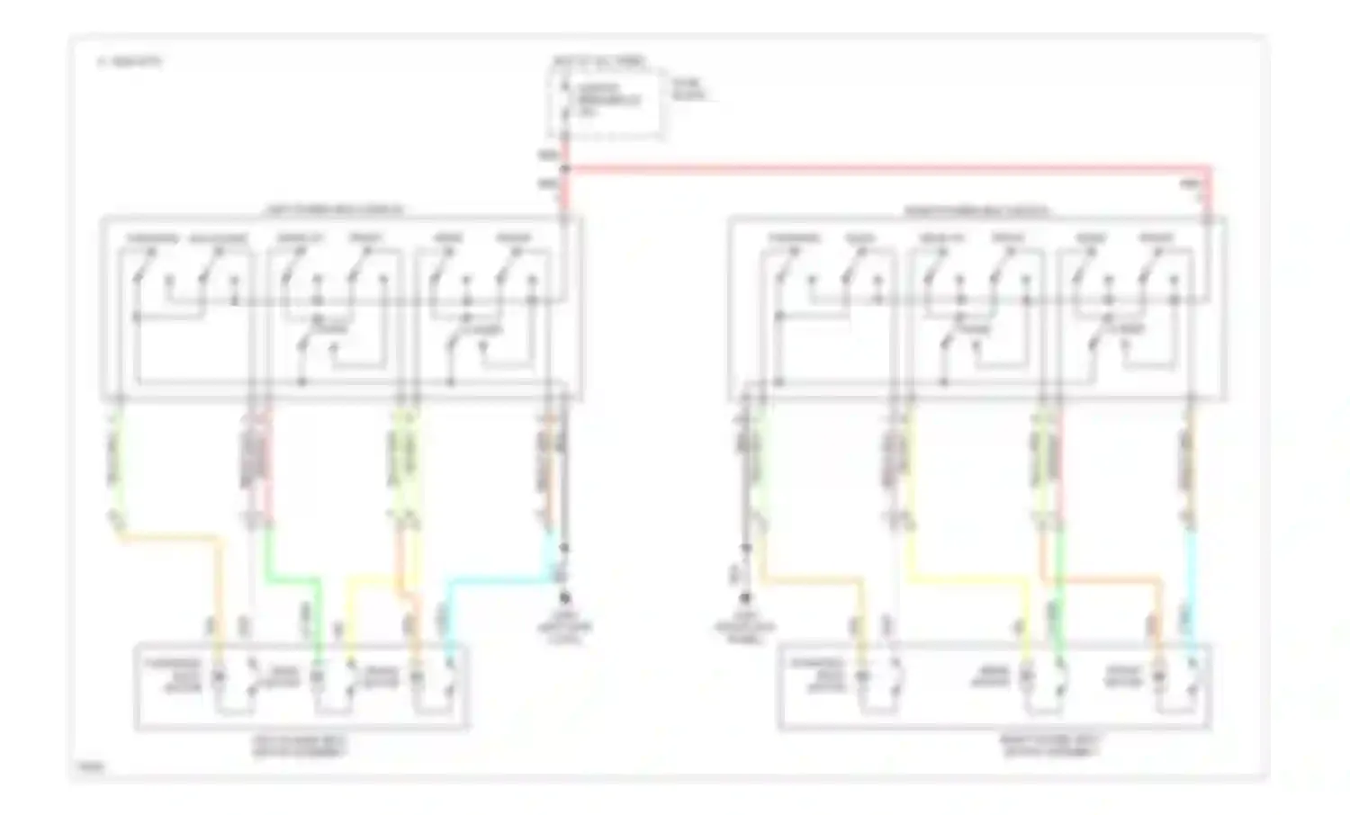 Wiring diagram fuse block for Jeep Cherokee II (1984-1996) (27 of 30)