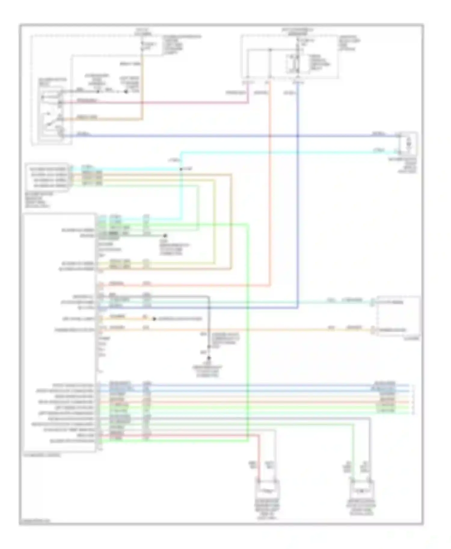 Cherokee Jeep III facelift (2004-2007): Manual a/c circuit (1 of 2)