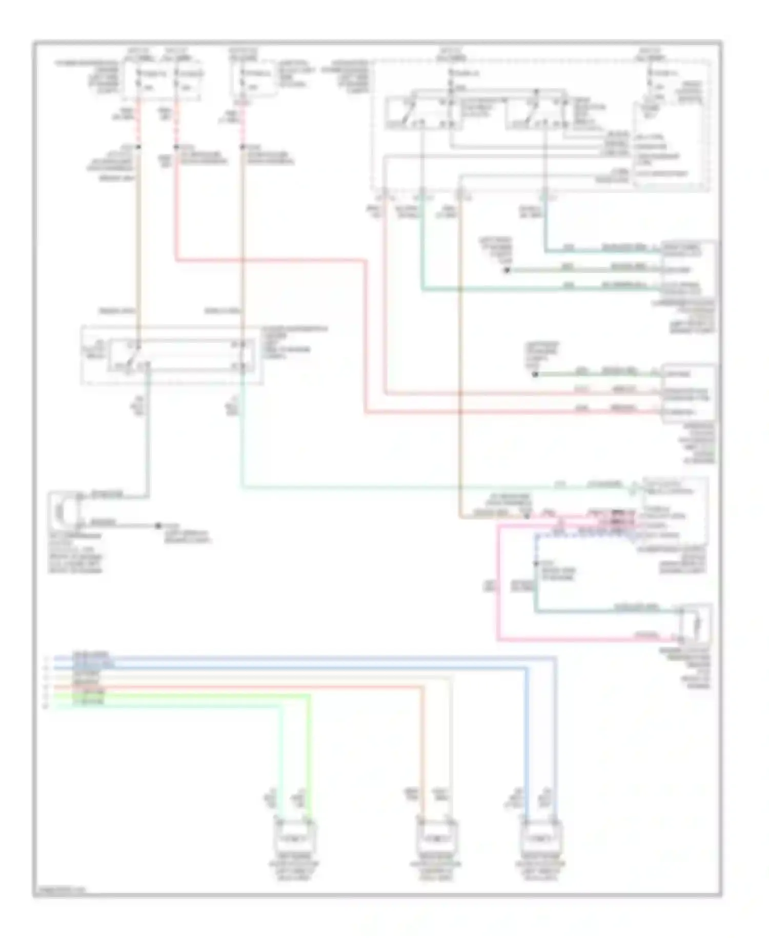 Cherokee Jeep III facelift (2004-2007): Manual a/c circuit (2 of 2)