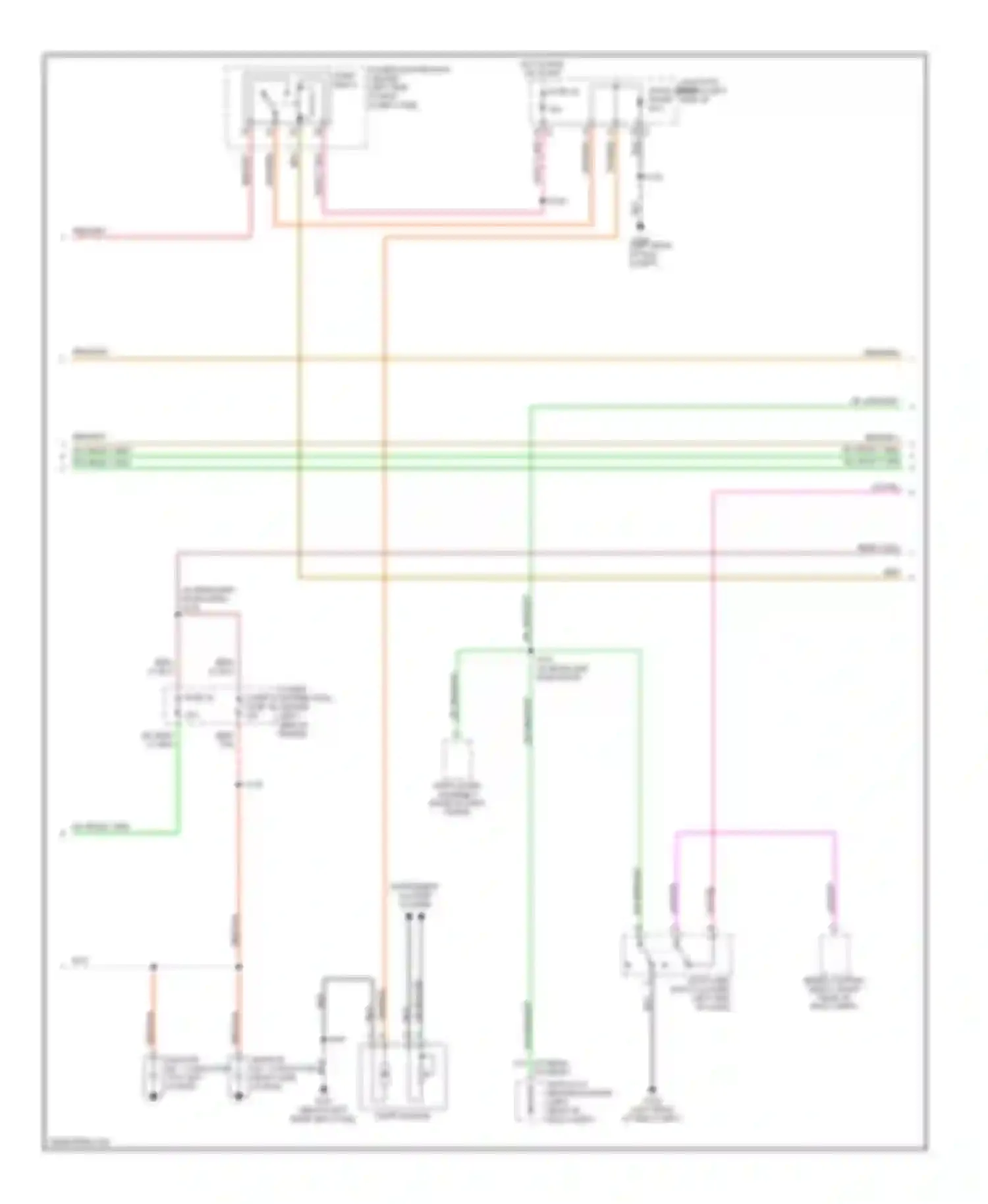Cherokee Jeep III facelift (2004-2007): Wiring diagram engine performance 3.7l (4 of 5)