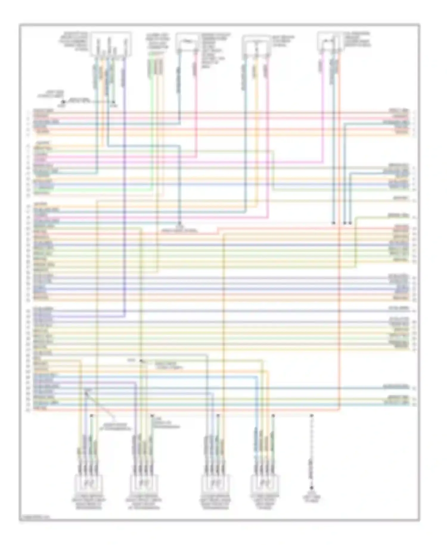 Cherokee Jeep III facelift (2004-2007): Wiring diagram engine performance 5.7l (2 of 6)