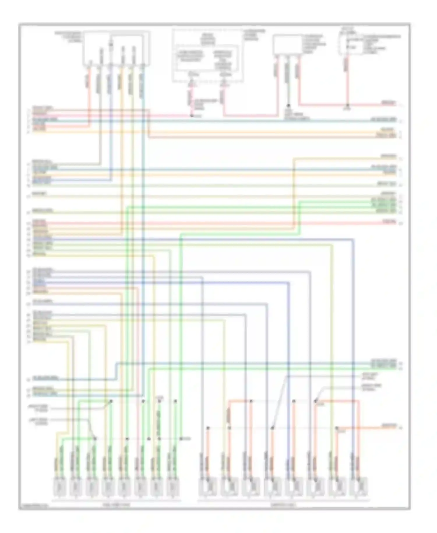Cherokee Jeep III facelift (2004-2007): Wiring diagram engine performance 5.7l (3 of 6)