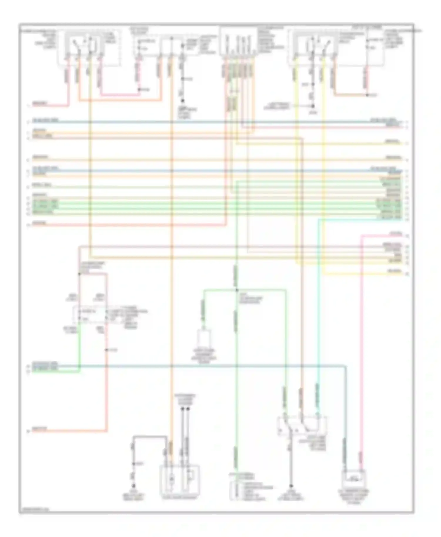 Cherokee Jeep III facelift (2004-2007): Wiring diagram engine performance 5.7l (4 of 6)
