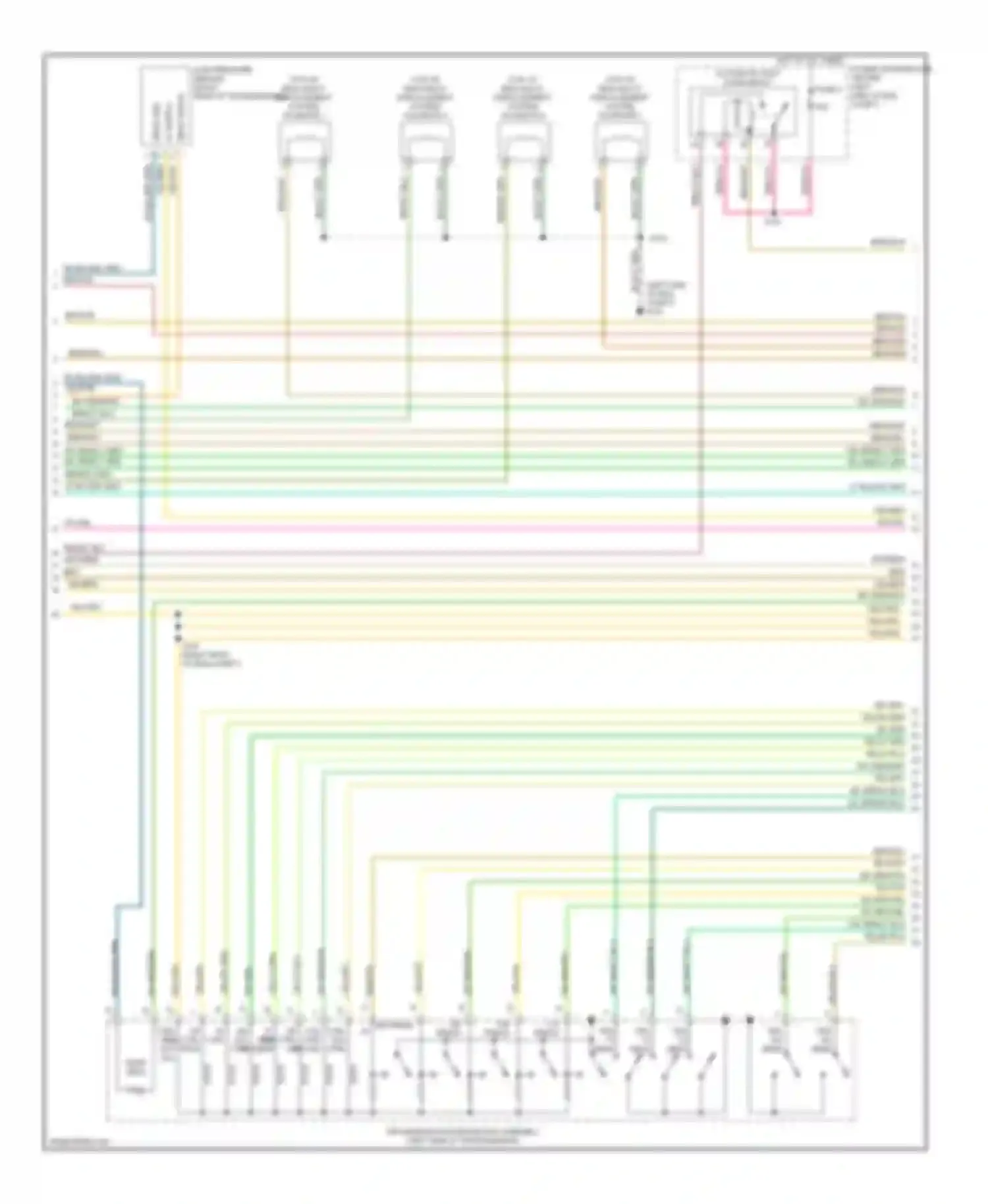 Cherokee Jeep III facelift (2004-2007): Wiring diagram engine performance 5.7l (5 of 6)