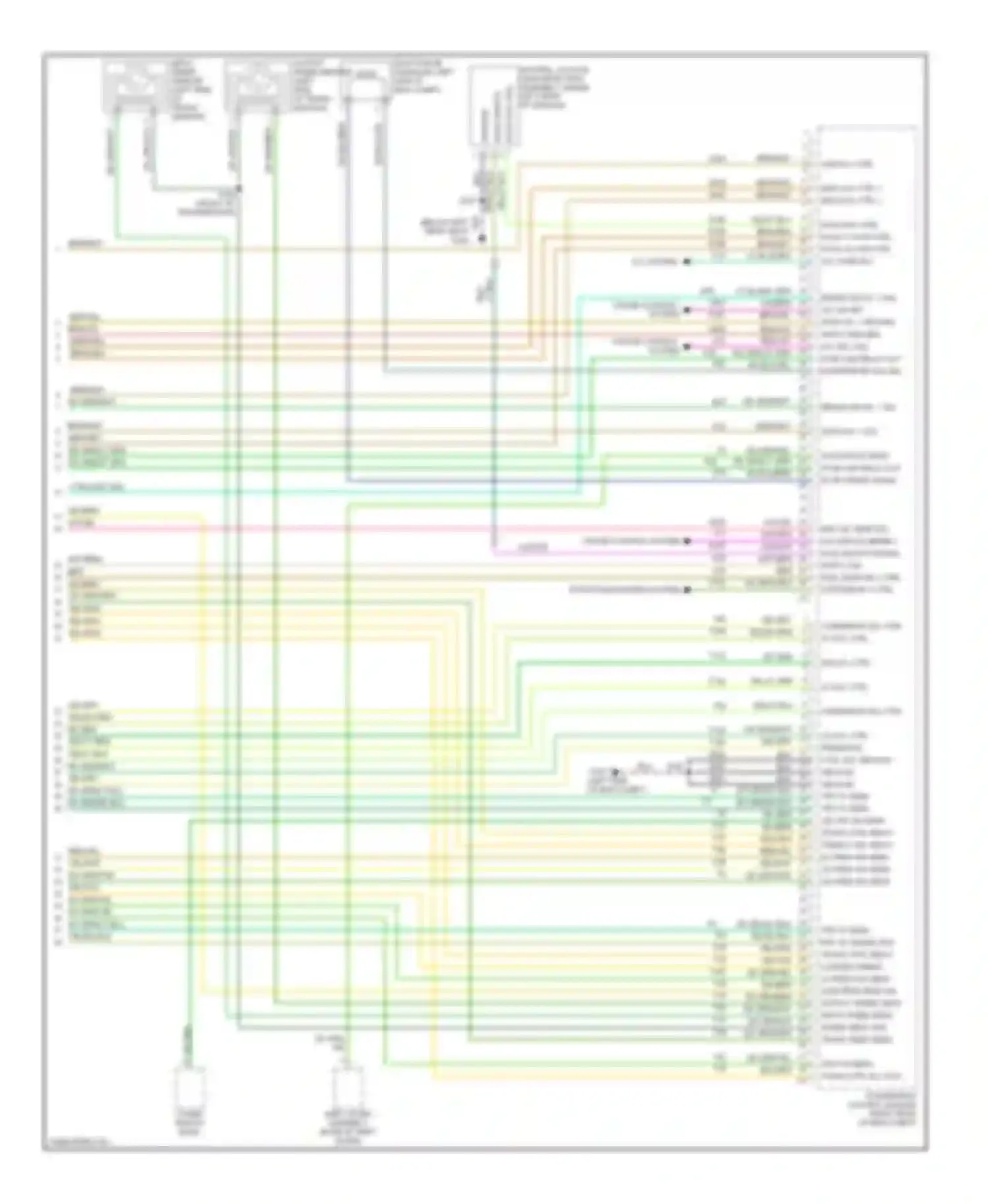 Cherokee Jeep III facelift (2004-2007): Wiring diagram engine performance 5.7l (6 of 6)
