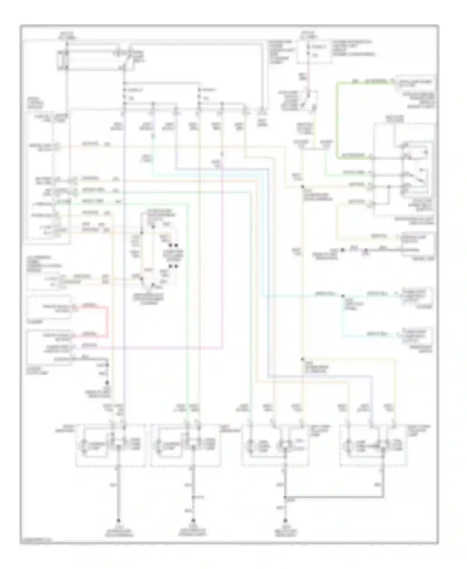 Wiring diagram 48 ipm park lamp rly ctrl for Jeep Cherokee III facelift (2004-2007) (1 of 1)