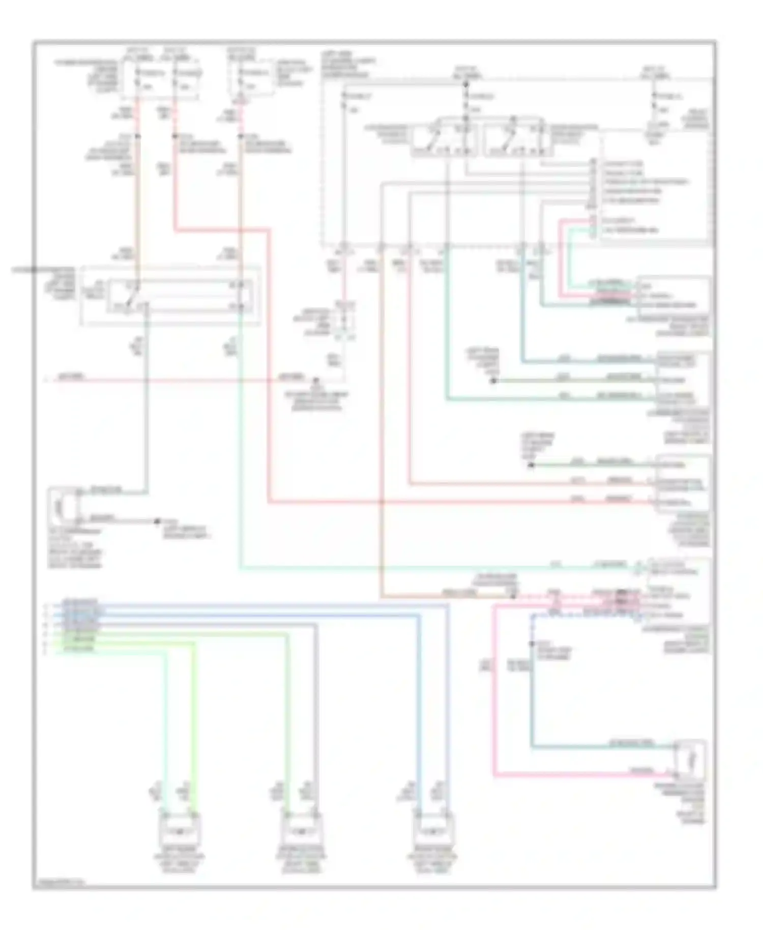 Wiring diagram a/c clutch relay control for Jeep Cherokee III facelift (2004-2007) (1 of 2)