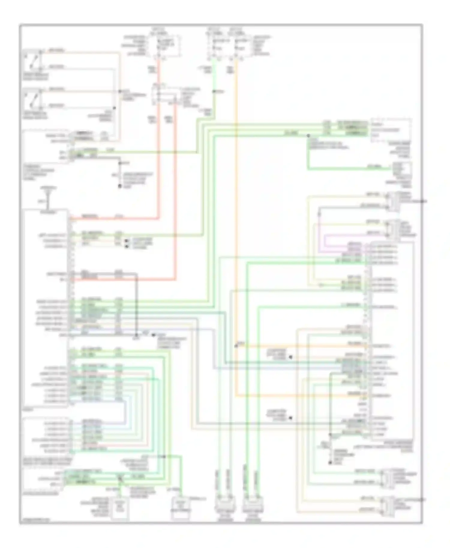 Wiring diagram audio sig com shield for Jeep Cherokee III facelift (2004-2007) (1 of 1)