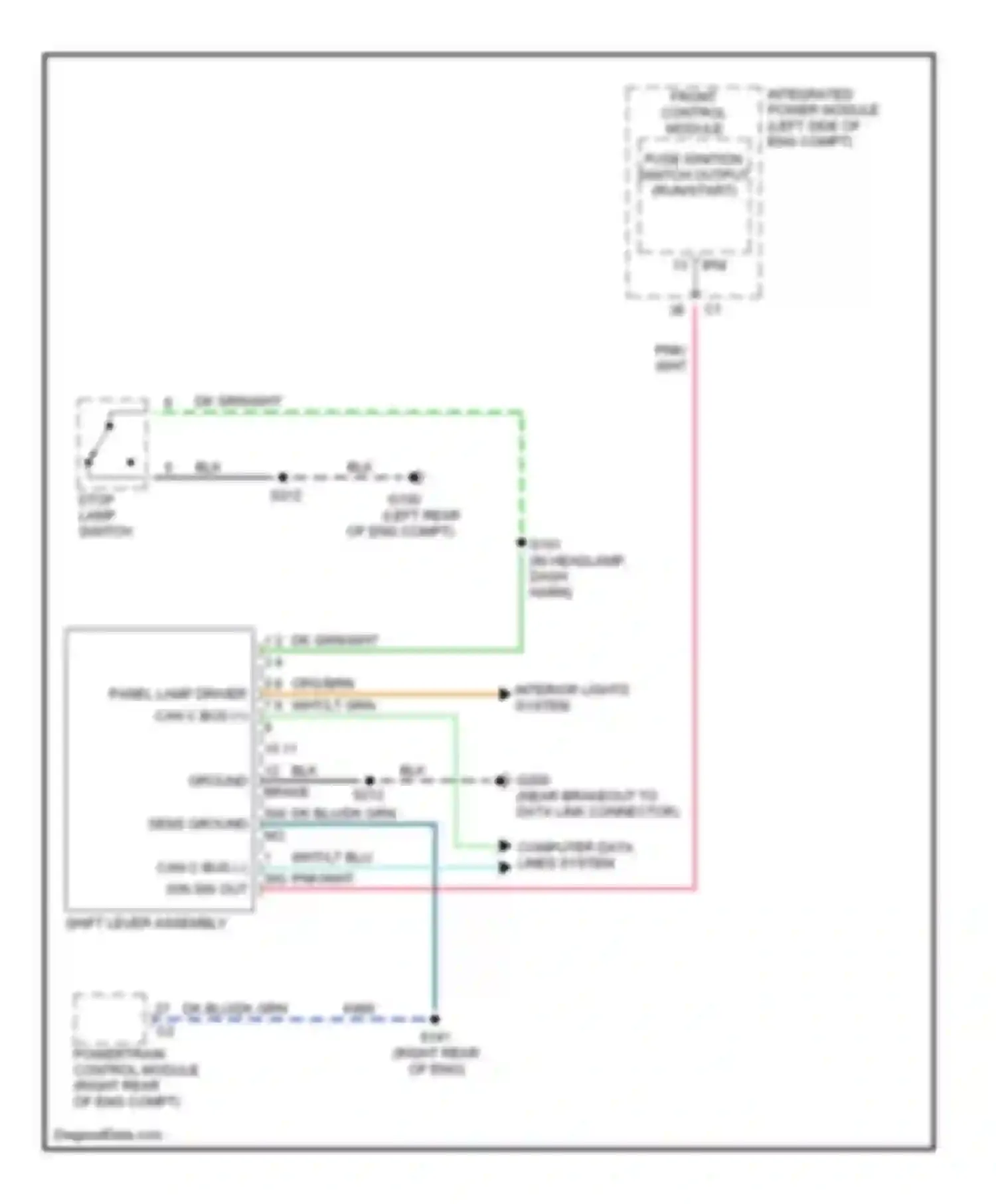 Wiring diagram blk for Jeep Cherokee III facelift (2004-2007) (51 of 63)