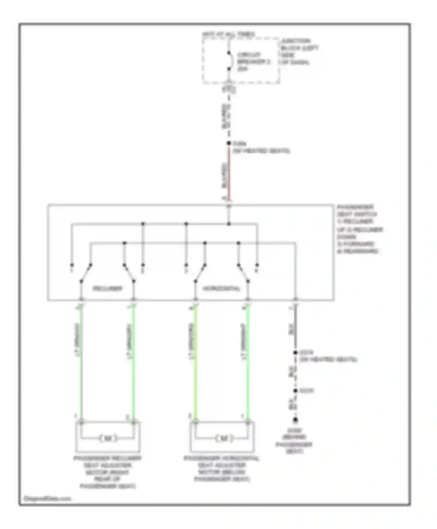Wiring diagram blk for Jeep Cherokee III facelift (2004-2007) (43 of 63)