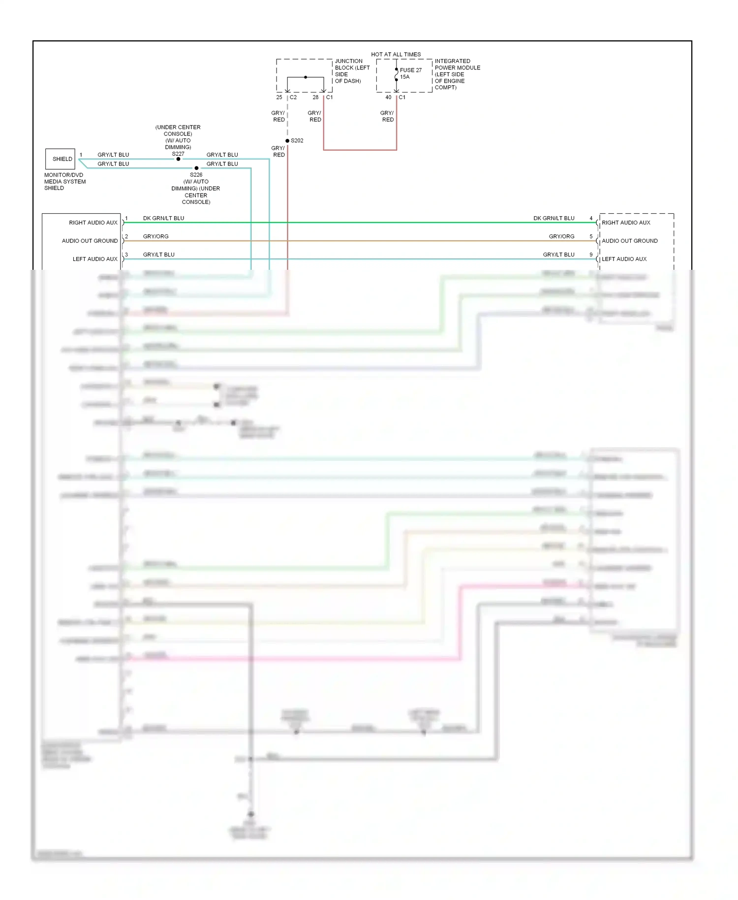 Jeep Cherokee III facelift (2004-2007) computer data lines system wiring diagram  (12 of 34)