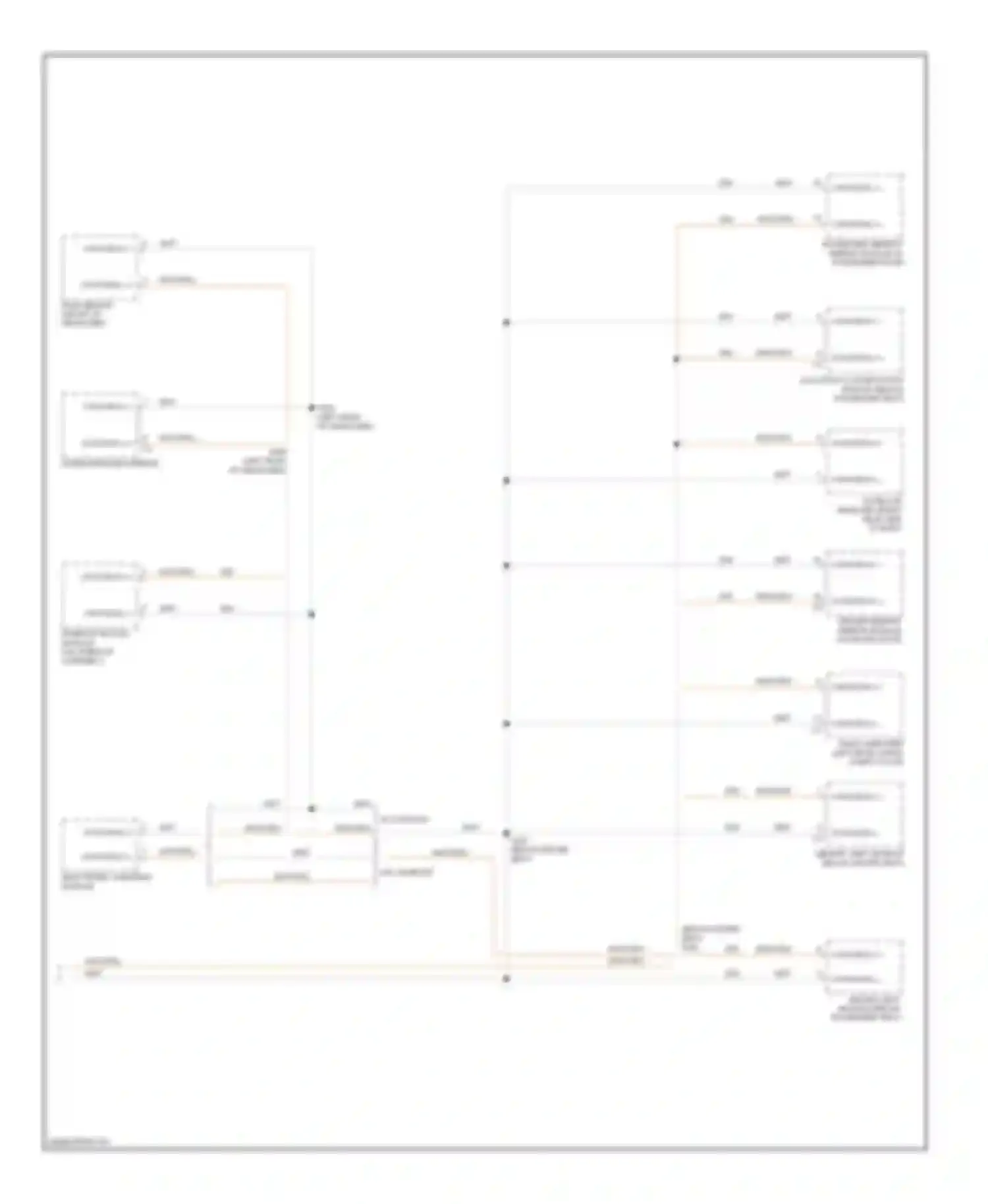 Wiring diagram electronic overhead module for Jeep Cherokee III facelift (2004-2007) (1 of 3)