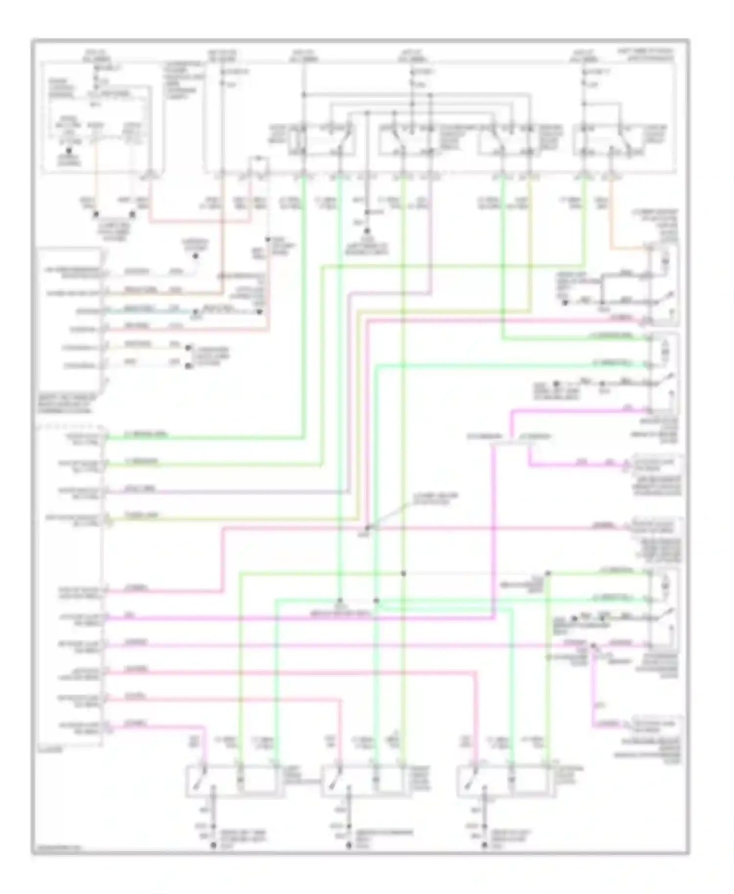 Wiring diagram flip-up glass ajar sw sens for Jeep Cherokee III facelift (2004-2007) (1 of 4)