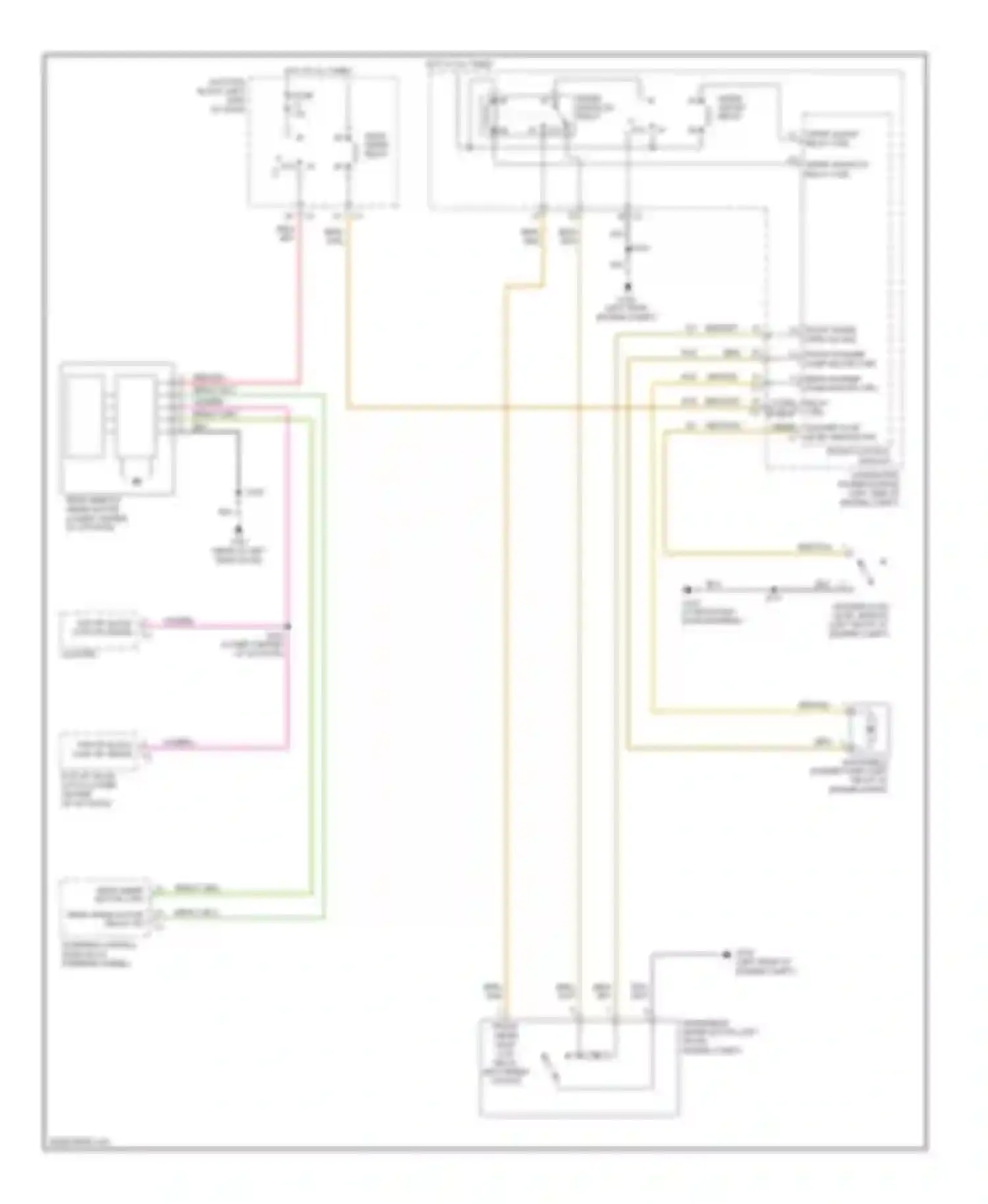Wiring diagram front control module for Jeep Cherokee III facelift (2004-2007) (15 of 20)