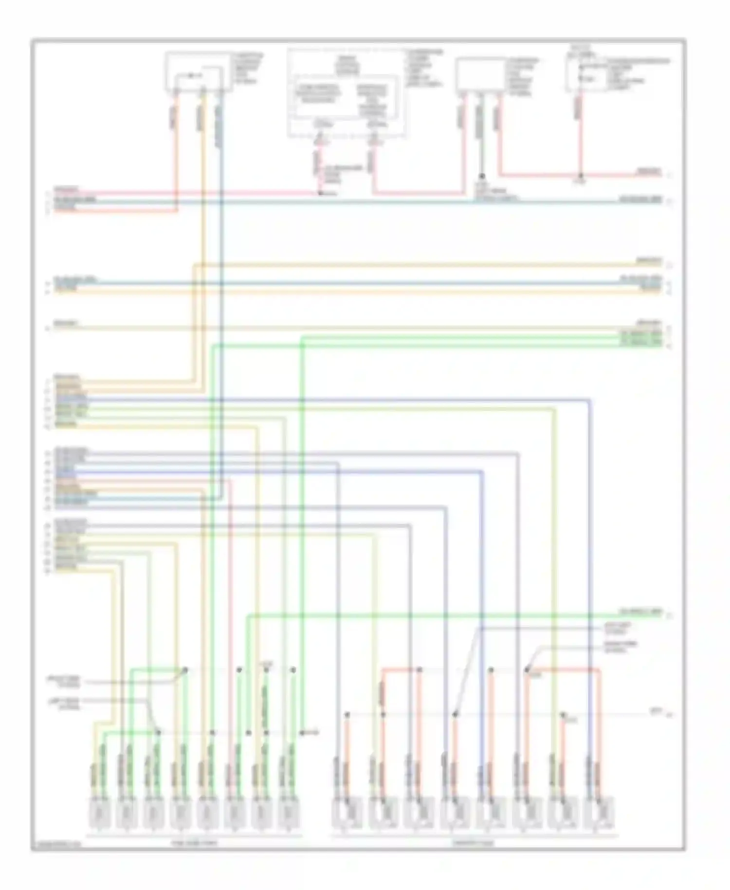Wiring diagram integrated power module for Jeep Cherokee III facelift (2004-2007) (1 of 2)
