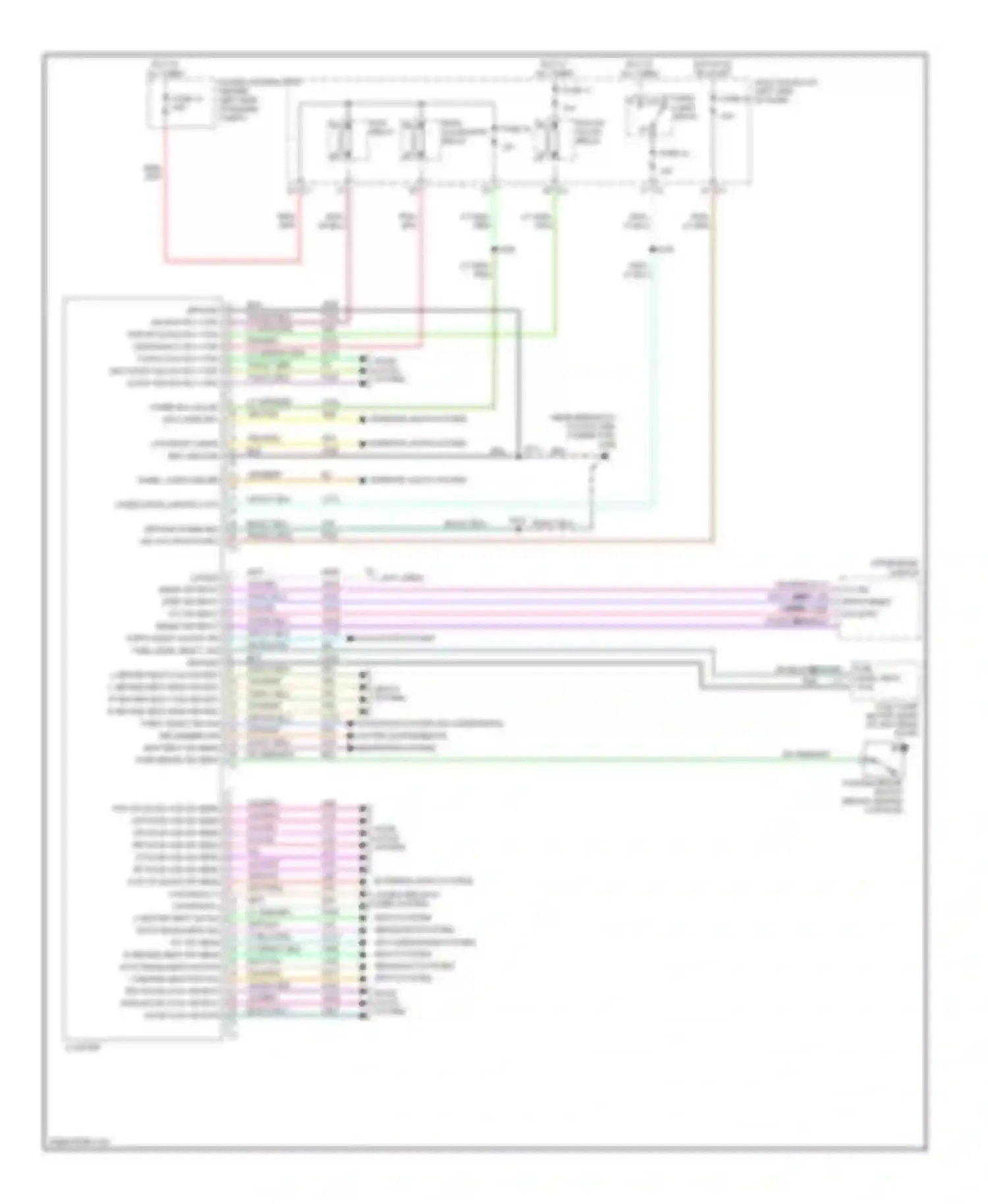 Wiring diagram park lamp relay for Jeep Cherokee III facelift (2004-2007) (3 of 6)