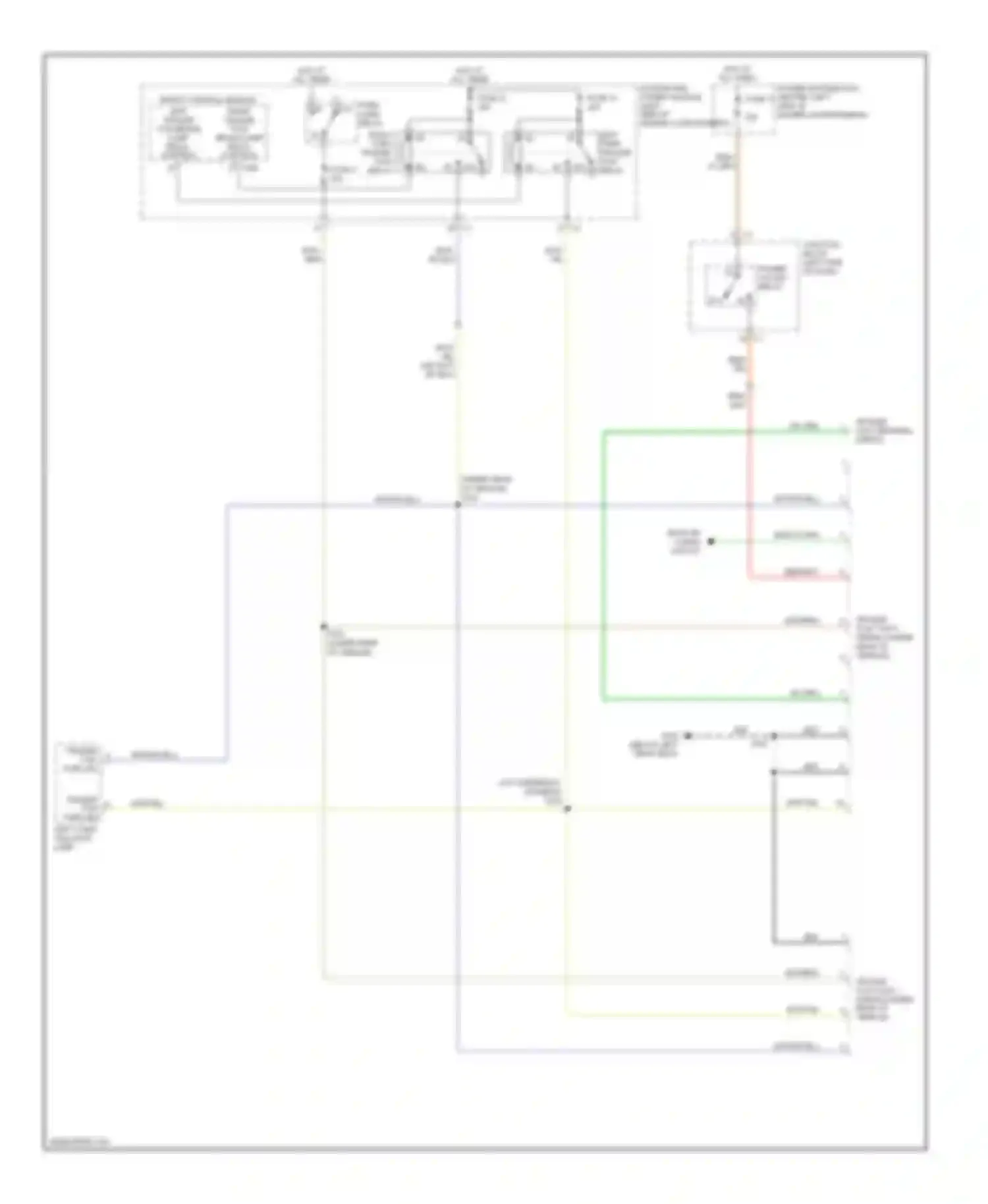 Wiring diagram trailer tow turn sig for Jeep Cherokee III facelift (2004-2007) (1 of 1)