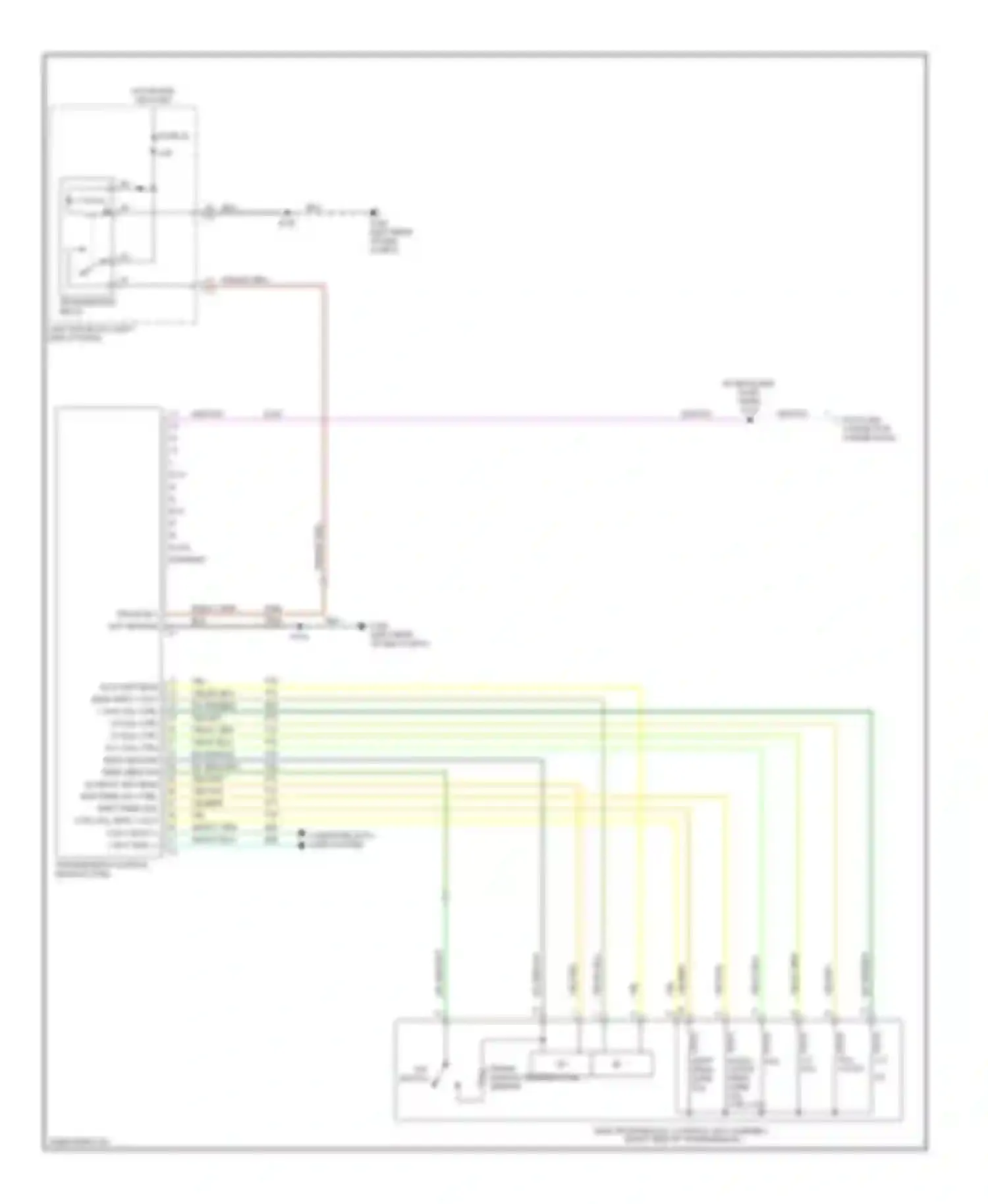 Wiring diagram trans- mission temperature sensor for Jeep Cherokee III facelift (2004-2007) (1 of 1)