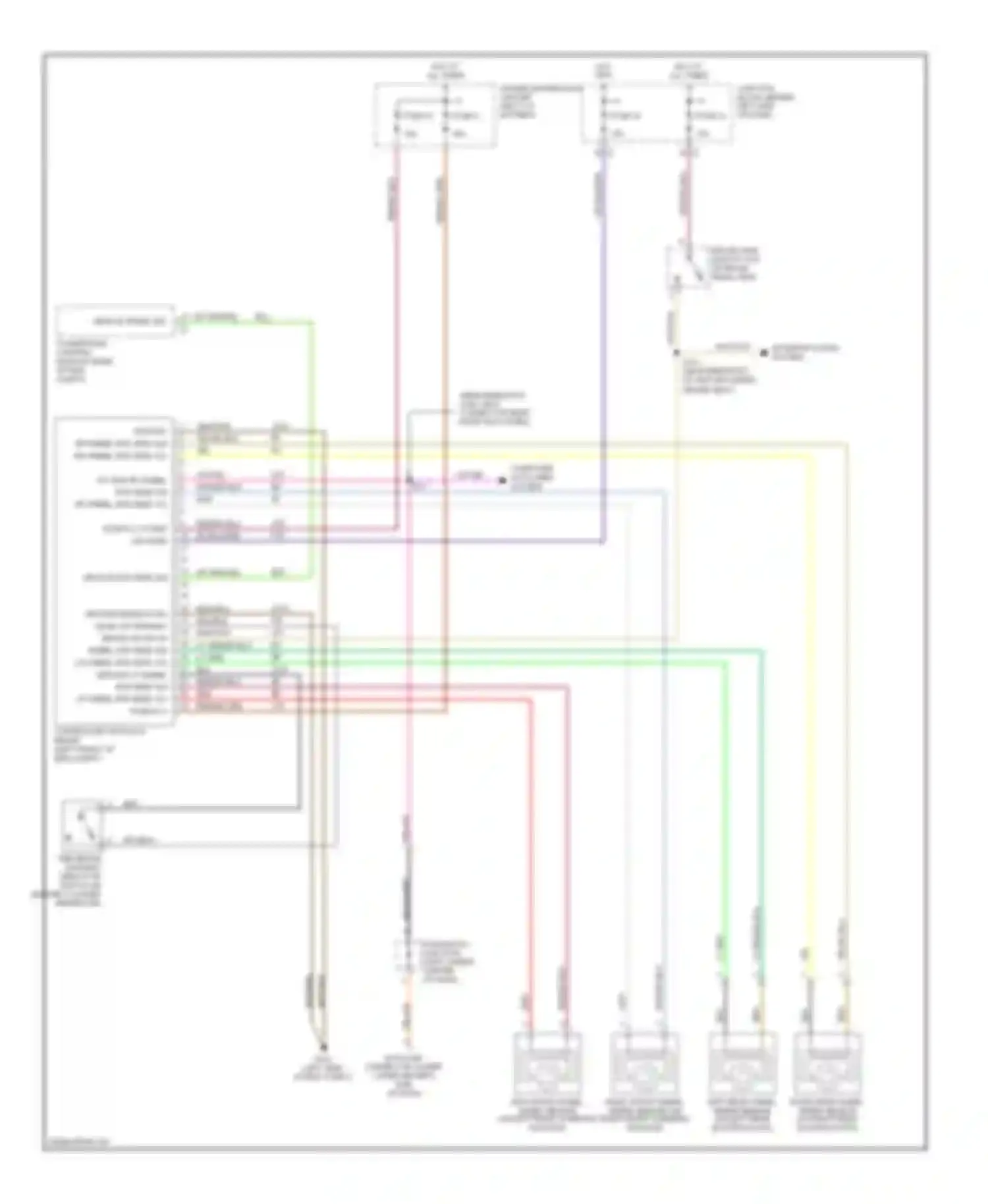 Cherokee Jeep III (2001-2004): Anti-lock brake circuits