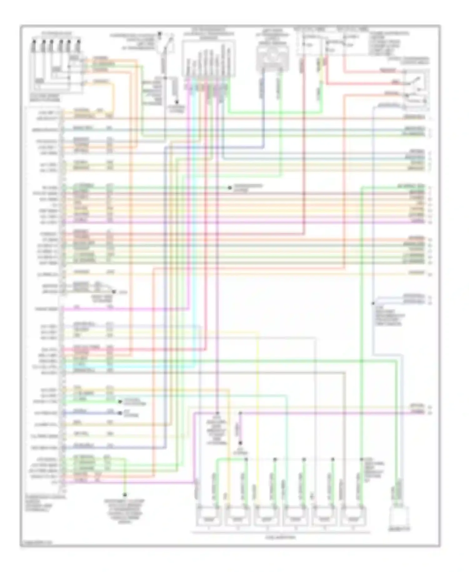 Cherokee Jeep III (2001-2004): Wiring diagram engine performance 4.0ls (1 of 3)