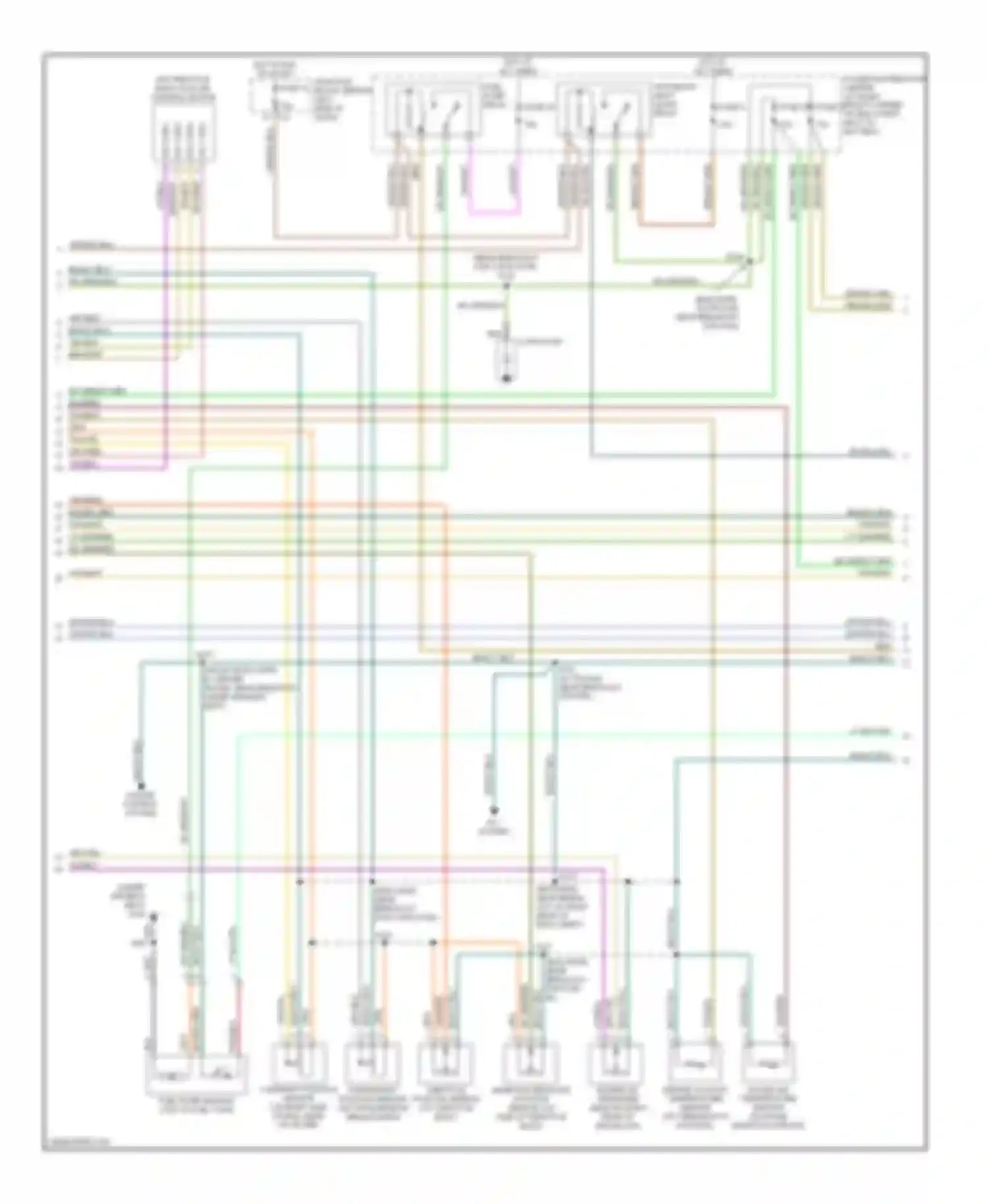 Cherokee Jeep III (2001-2004): Wiring diagram engine performance 4.0ls (2 of 3)