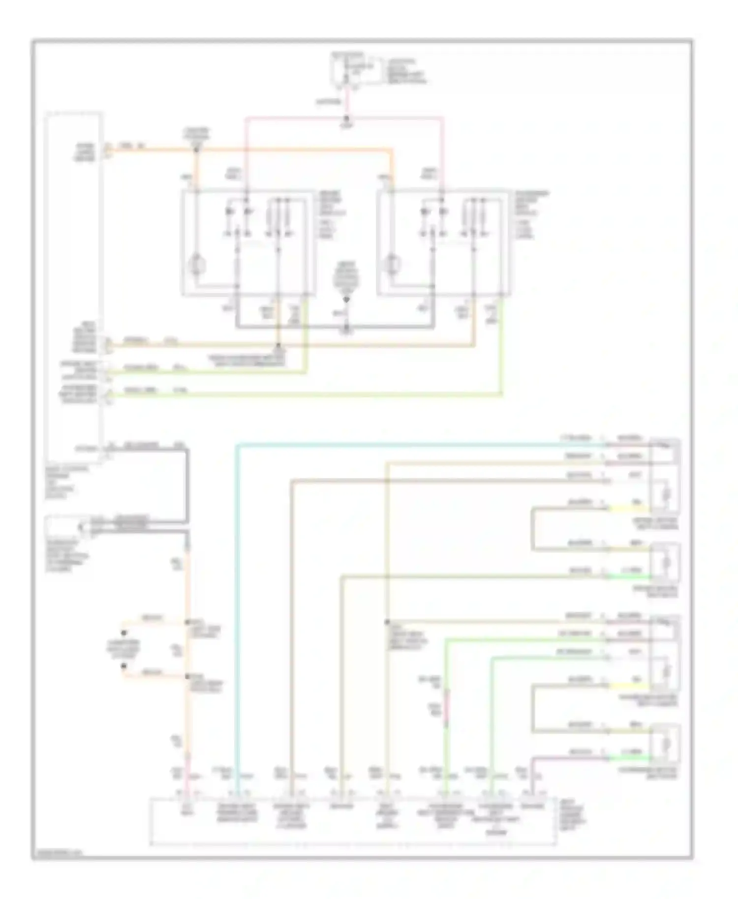 Wiring diagram blk/brn for Jeep Cherokee III (2001-2004) (1 of 1)