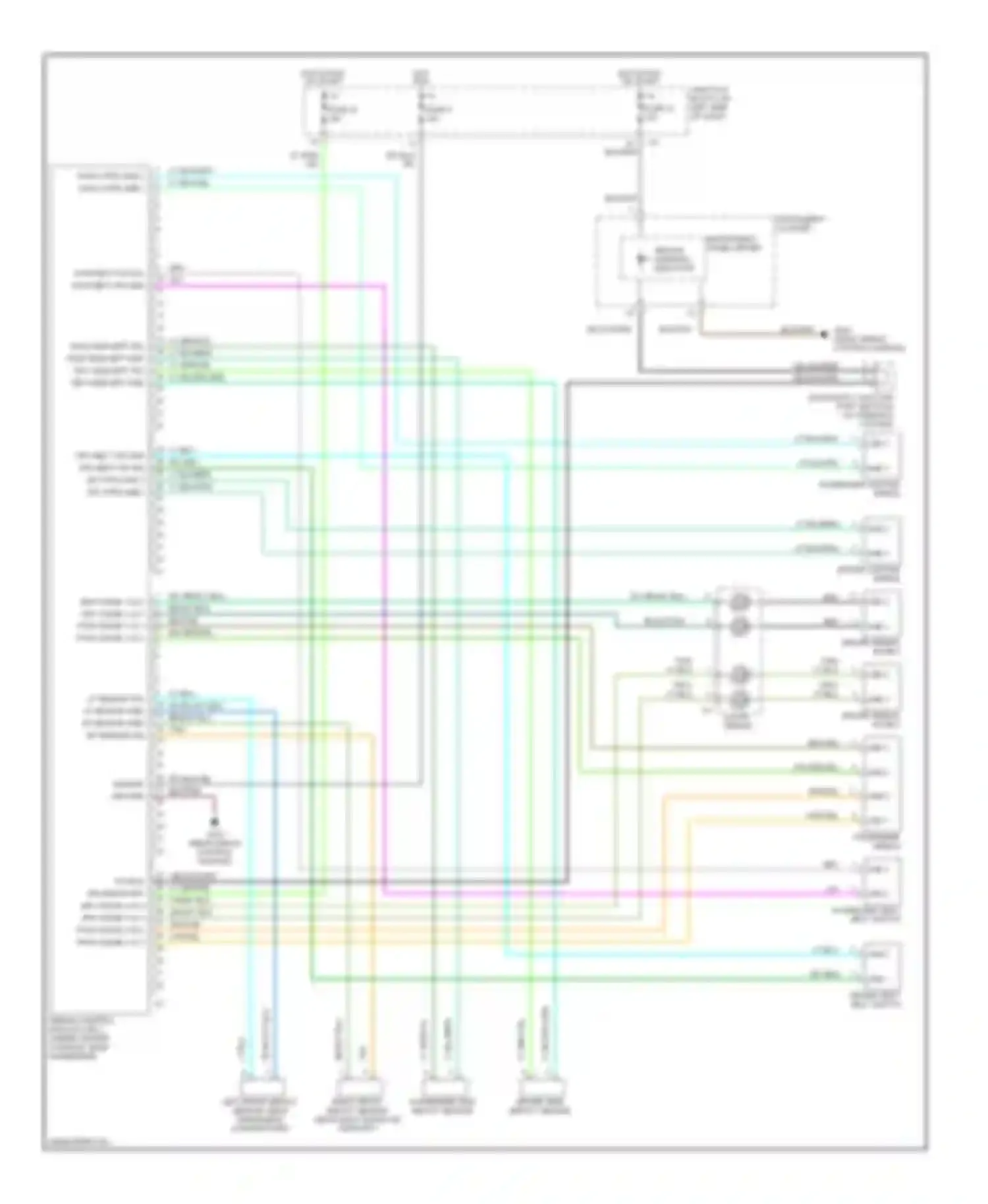 Wiring diagram blk/yel for Jeep Cherokee III (2001-2004) (8 of 9)
