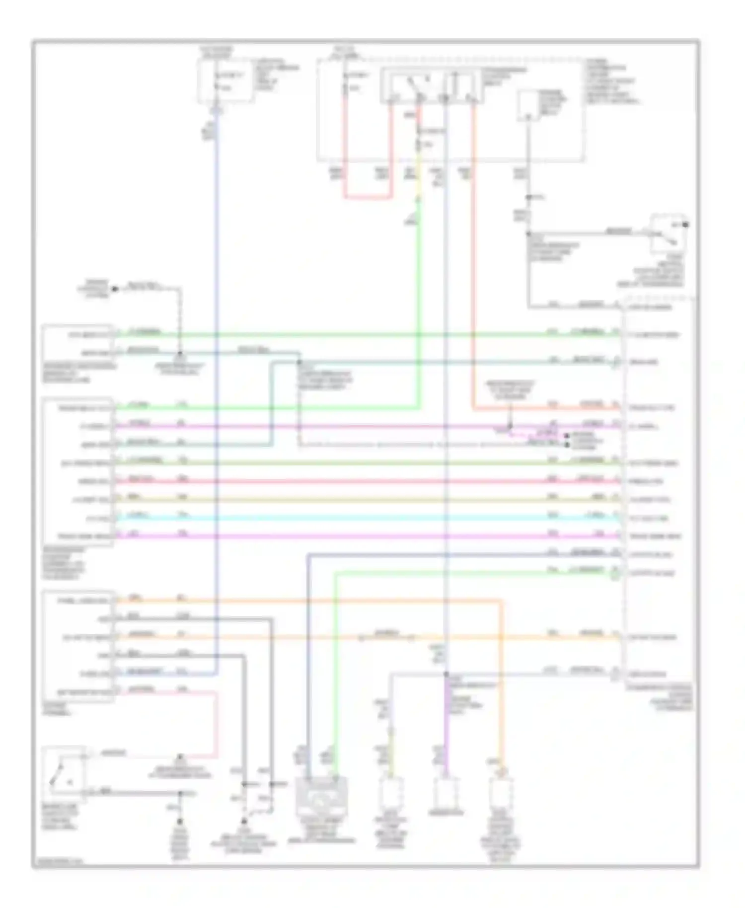 Wiring diagram fused ign for Jeep Cherokee III (2001-2004) (1 of 4)