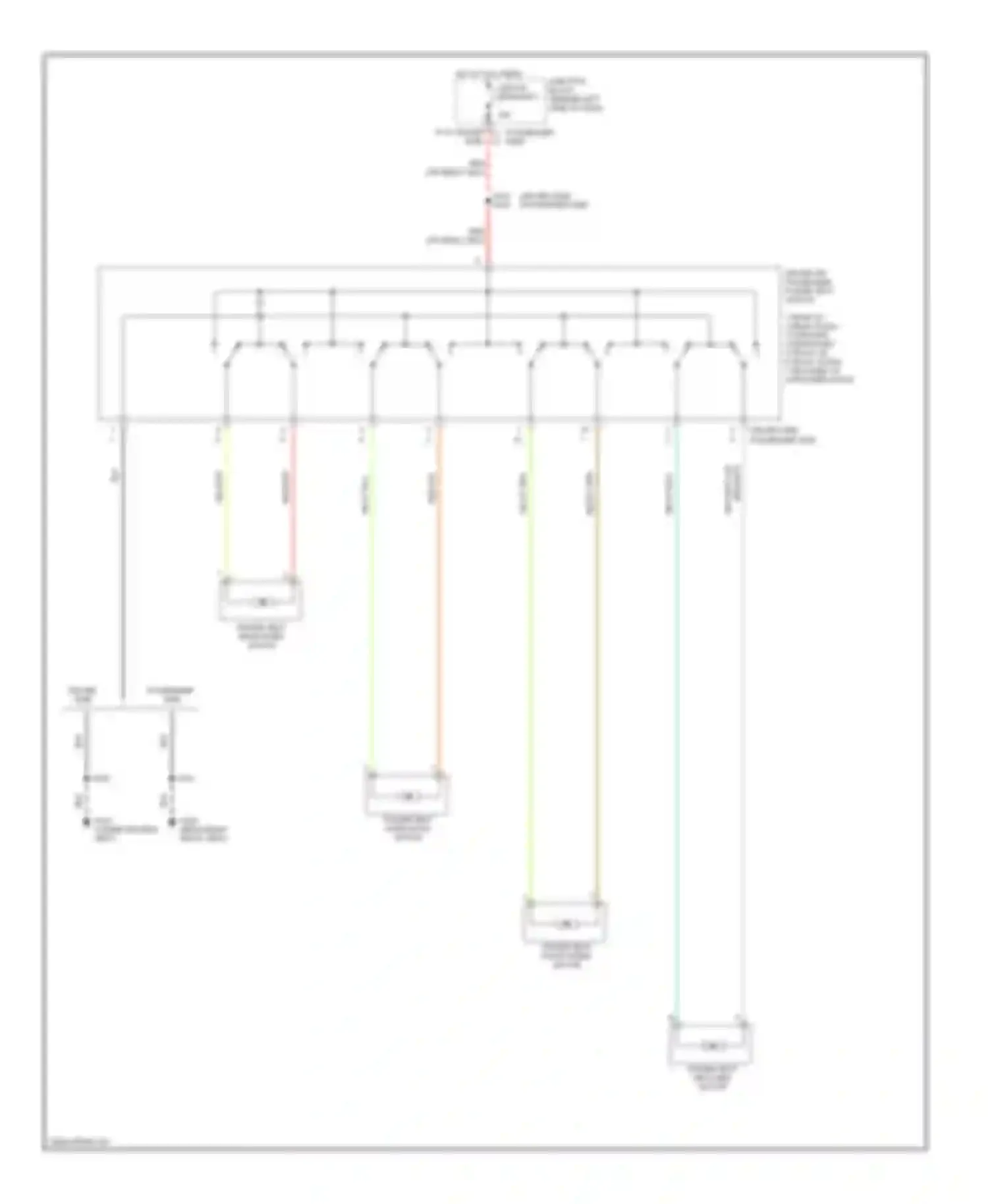 Wiring diagram red/lt grn for Jeep Cherokee III (2001-2004) (4 of 6)