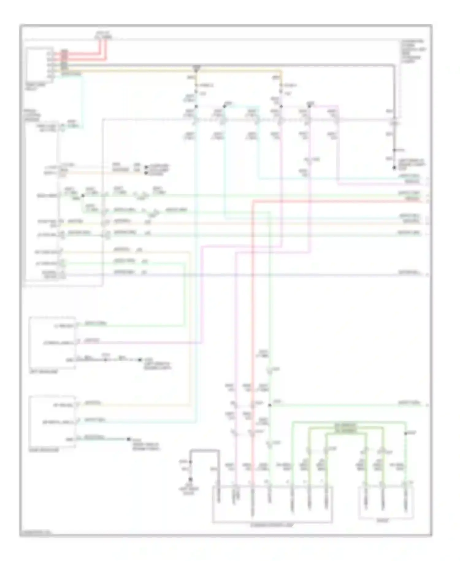 Cherokee Jeep IV (2007-2012): Exterior lamps circuit (1 of 2)