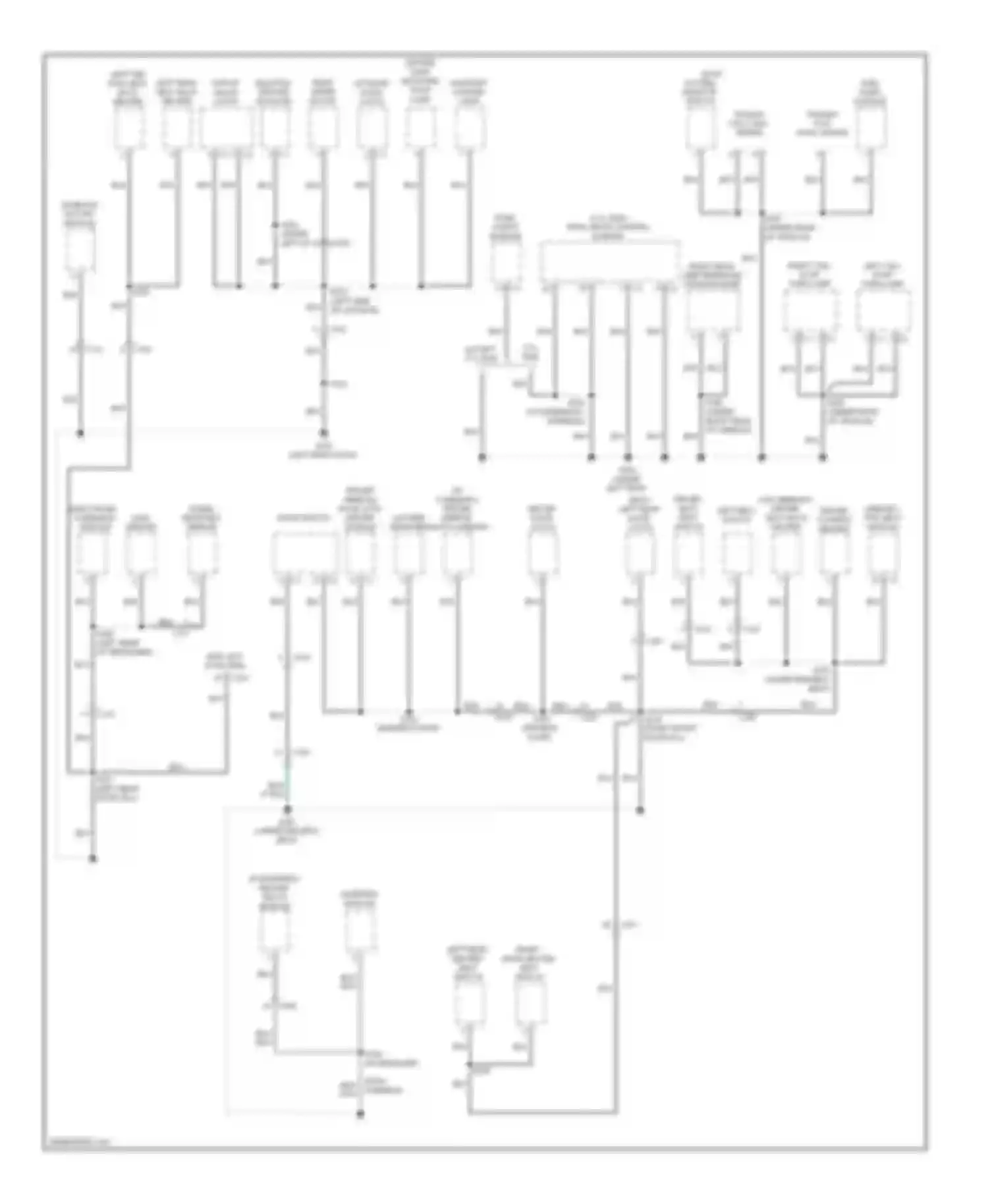 Cherokee Jeep IV (2007-2012): Ground distribution circuit (3 of 3)