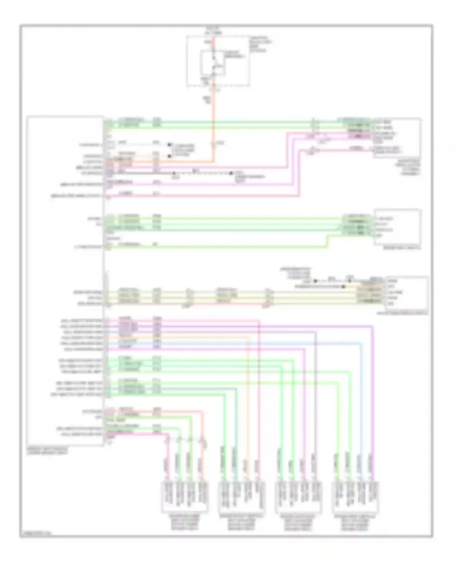 Cherokee Jeep IV (2007-2012): Memory systems circuit (1 of 3)