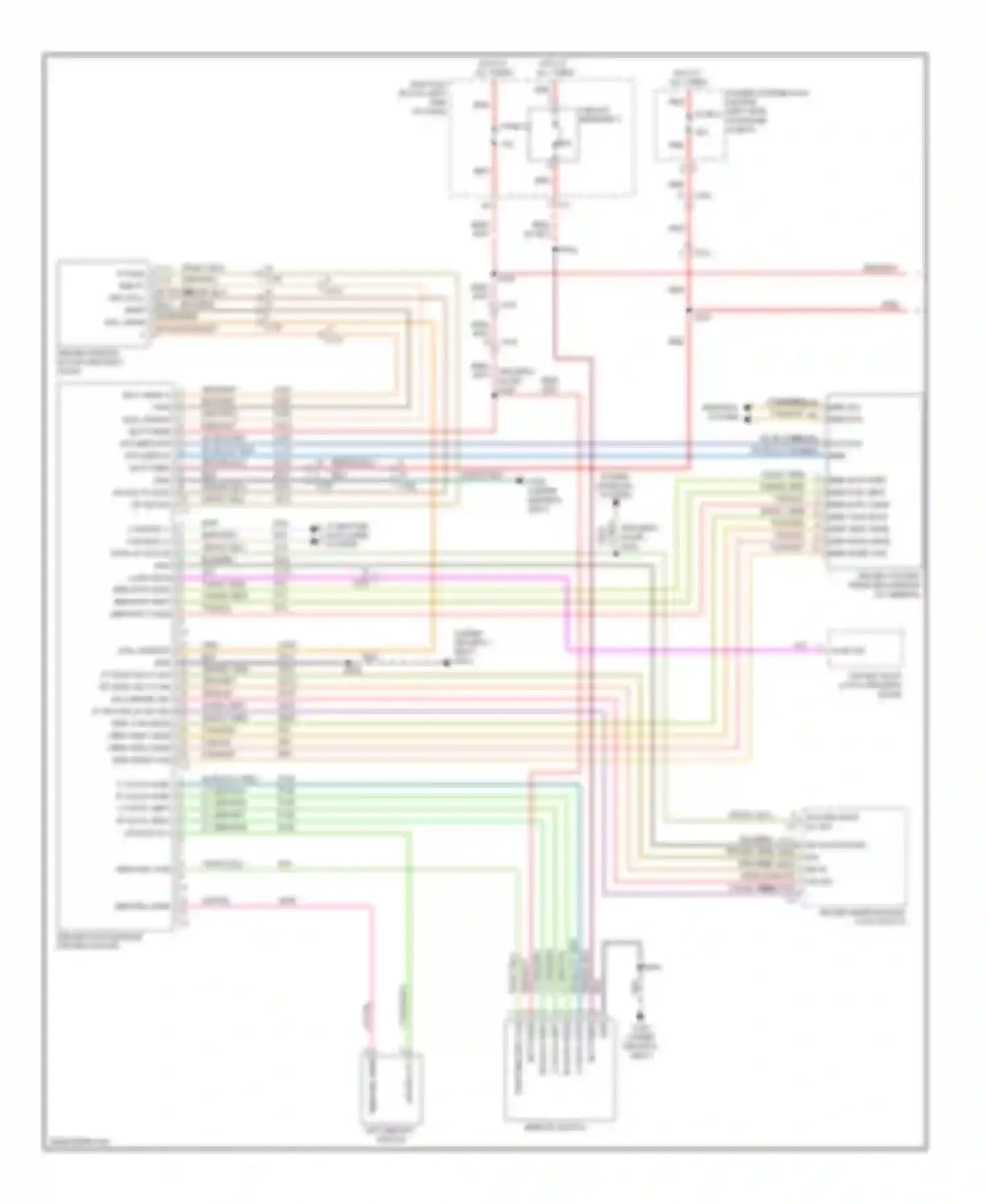 Cherokee Jeep IV (2007-2012): Memory systems circuit (2 of 3)