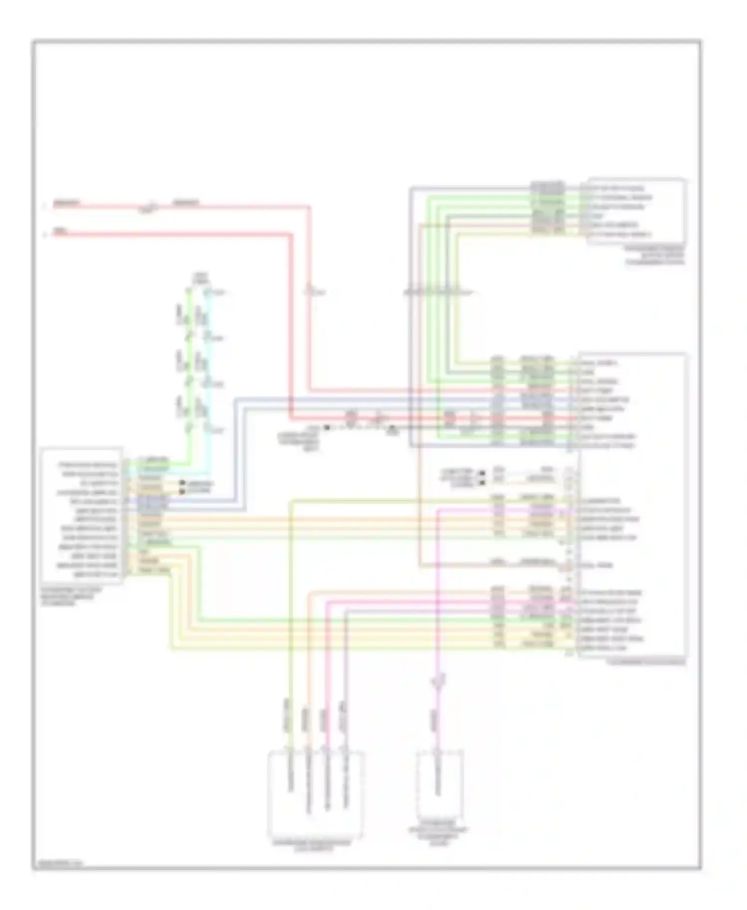 Cherokee Jeep IV (2007-2012): Memory systems circuit (3 of 3)